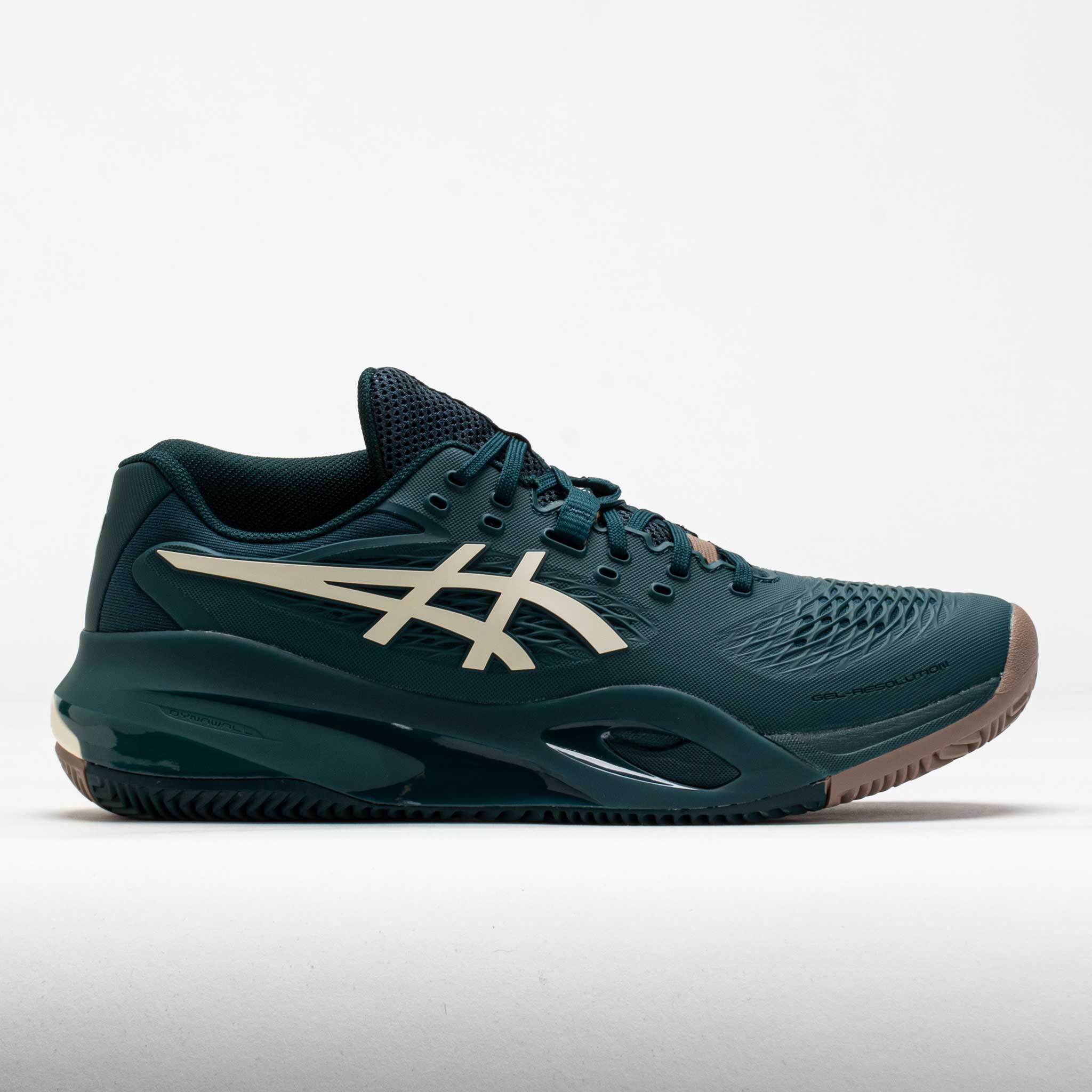 118127_3 ASICS GEL-Resolution X Clay Mens Saxon Green/Birch - Image 1