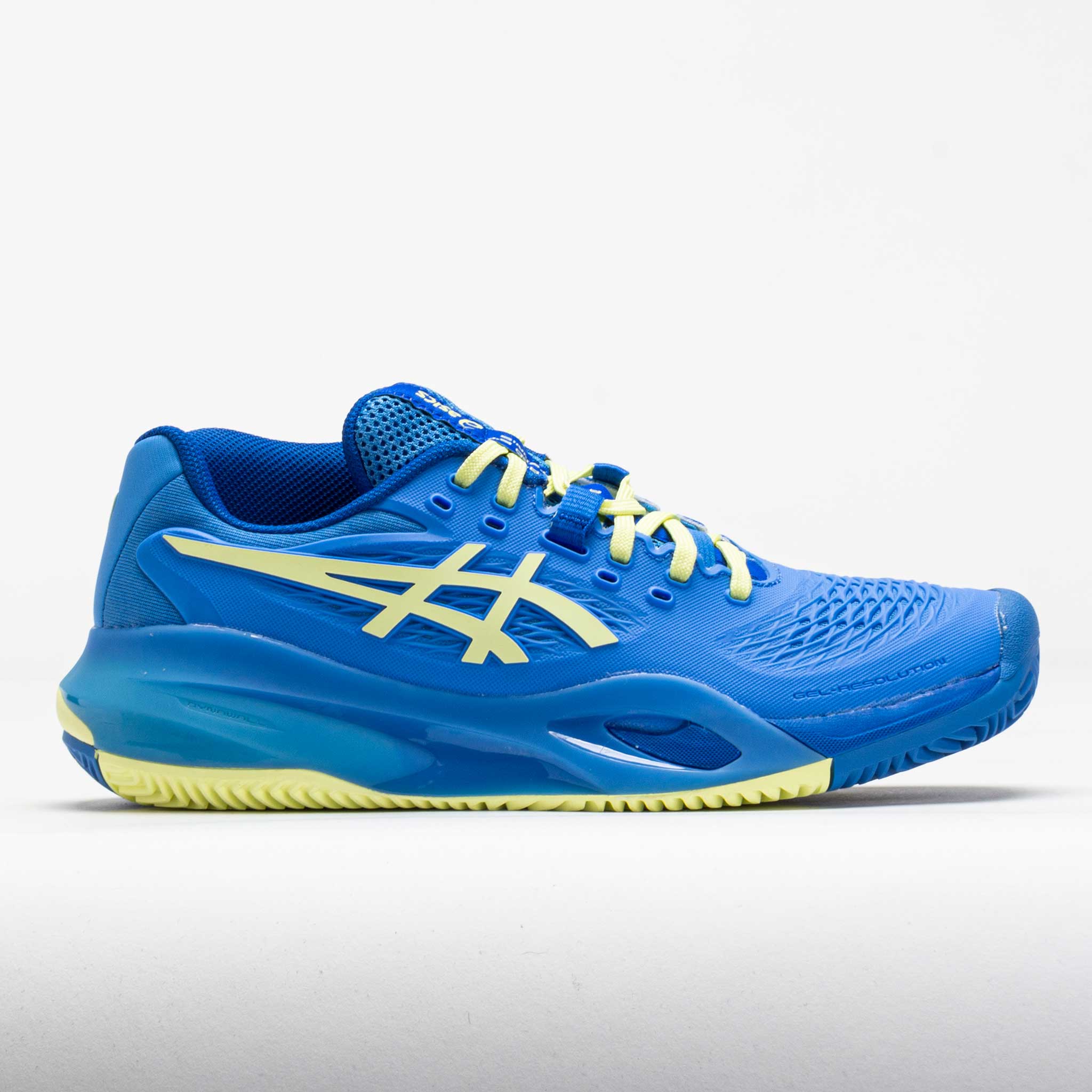 118130_3 ASICS GEL-Resolution X Clay Womens Blue Coast/Huddle Yellow - Image 1