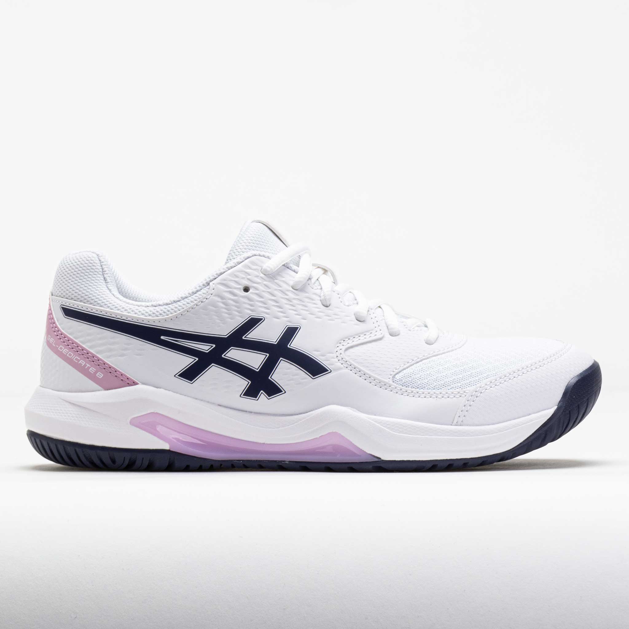 118144_3 ASICS GEL-Dedicate 8 Womens White/Indigo Fog - Image 1
