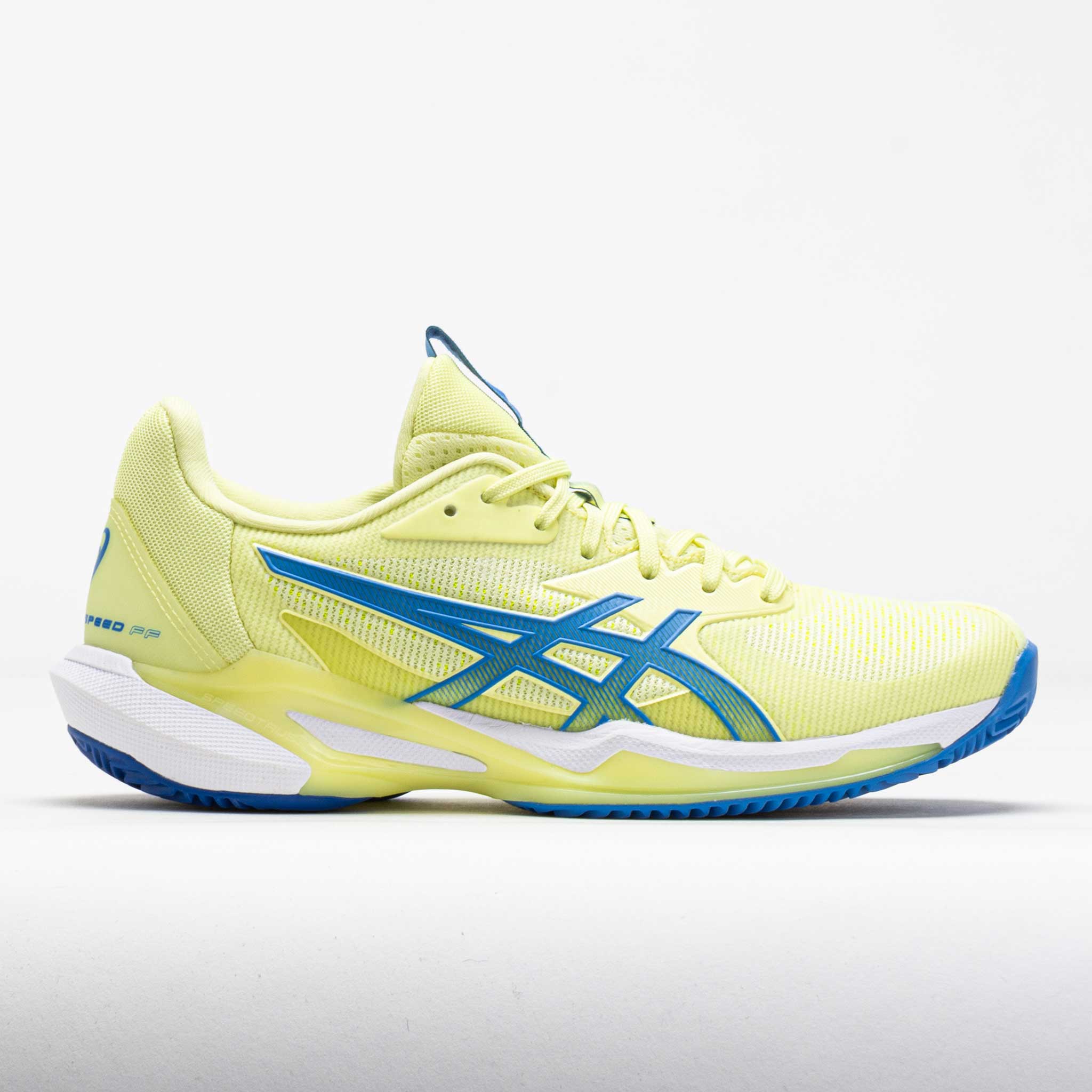 118152_3 ASICS Solutionspeed FF 3 Clay Womens Huddle Yellow/Blue Coast - Image 1