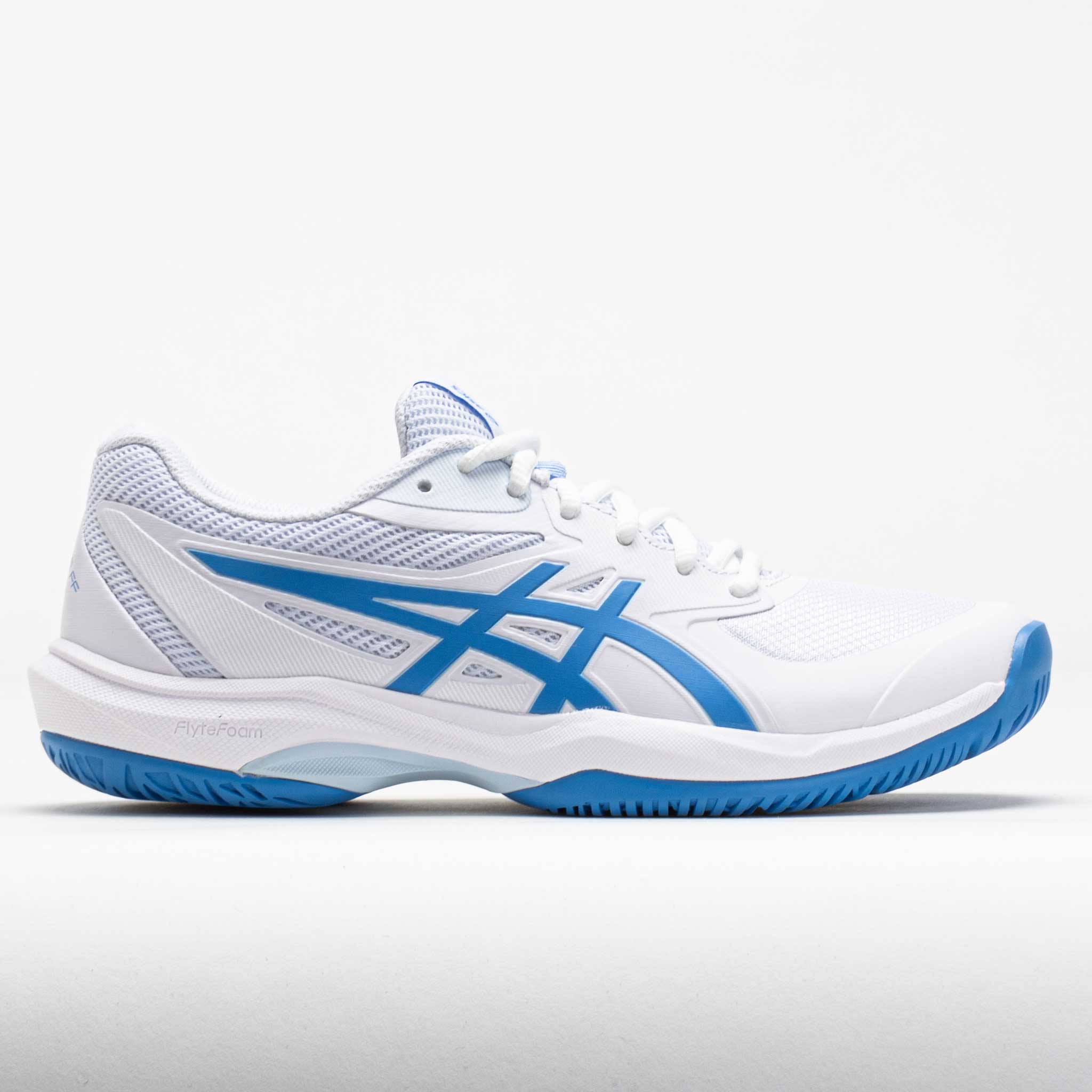 118163_3 ASICS Game FF Womens White/Blue Coast - Image 1