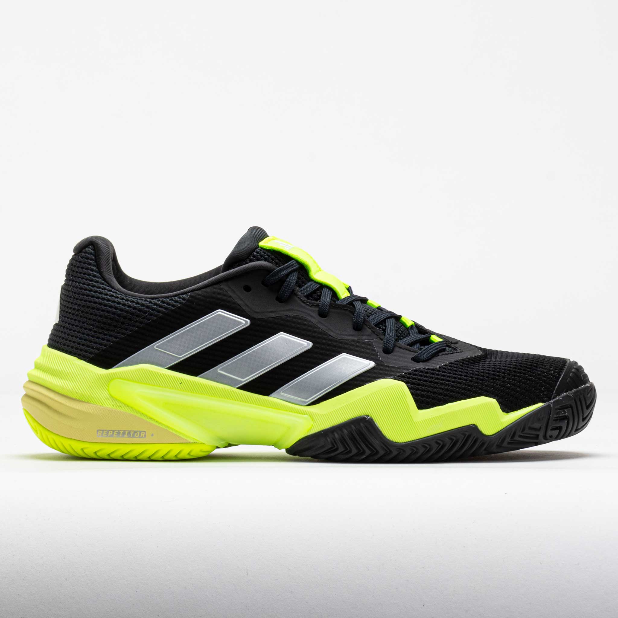 118187_3 adidas Barricade 13 Mens Core Black/Zero Metallic/Lucid Lemon - Image 1