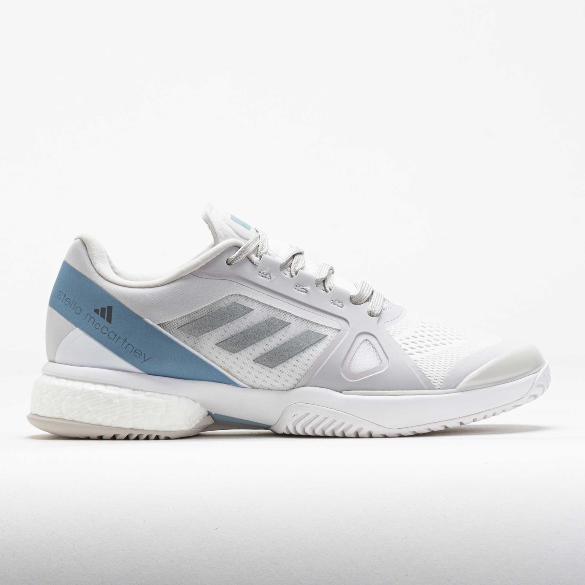 118195_3 adidas Stella Court Womens White/Silver Metallic/Wonder Blue - Image 1