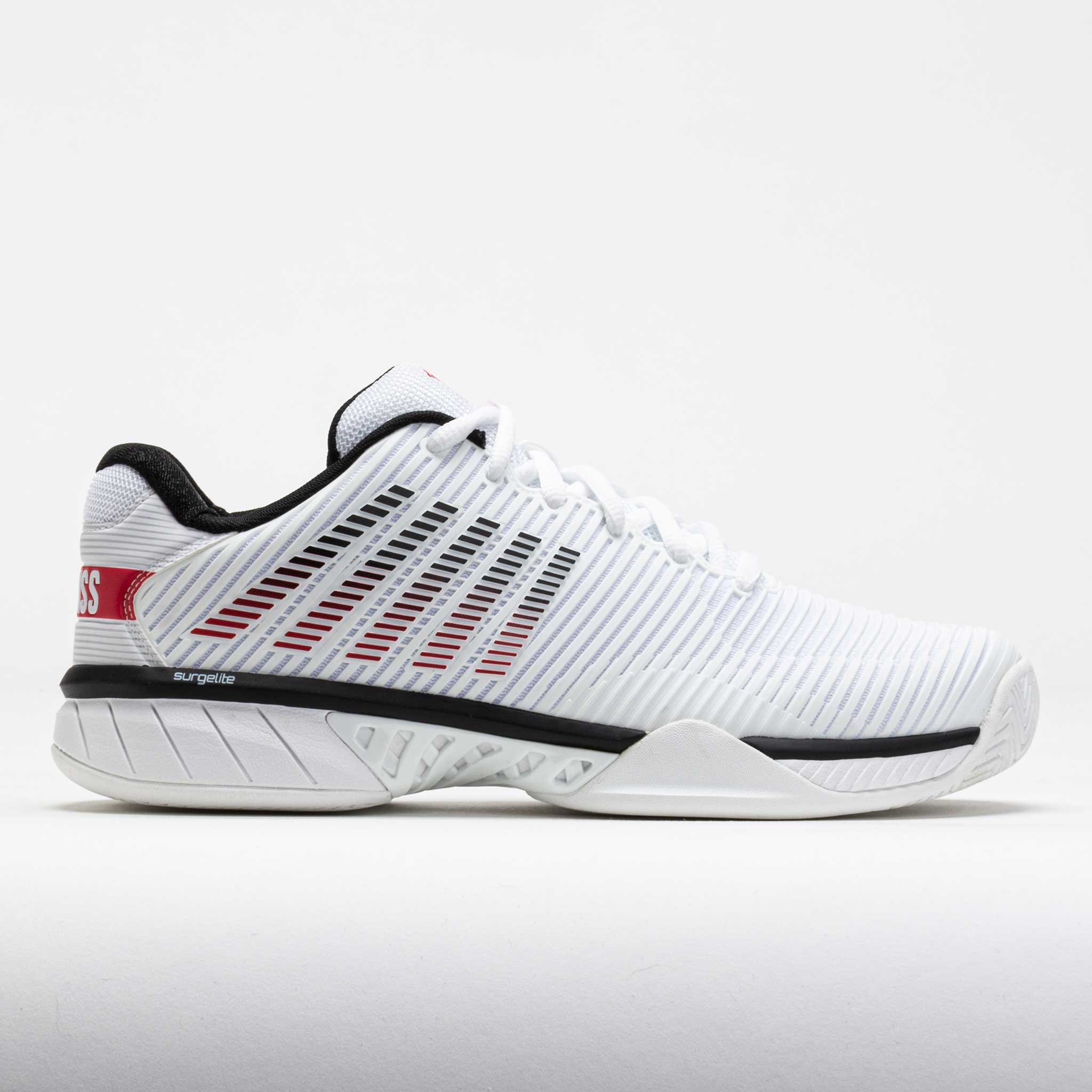118287_3 K-Swiss Hypercourt Express 2 Mens White/Black/Mars Red - Image 1