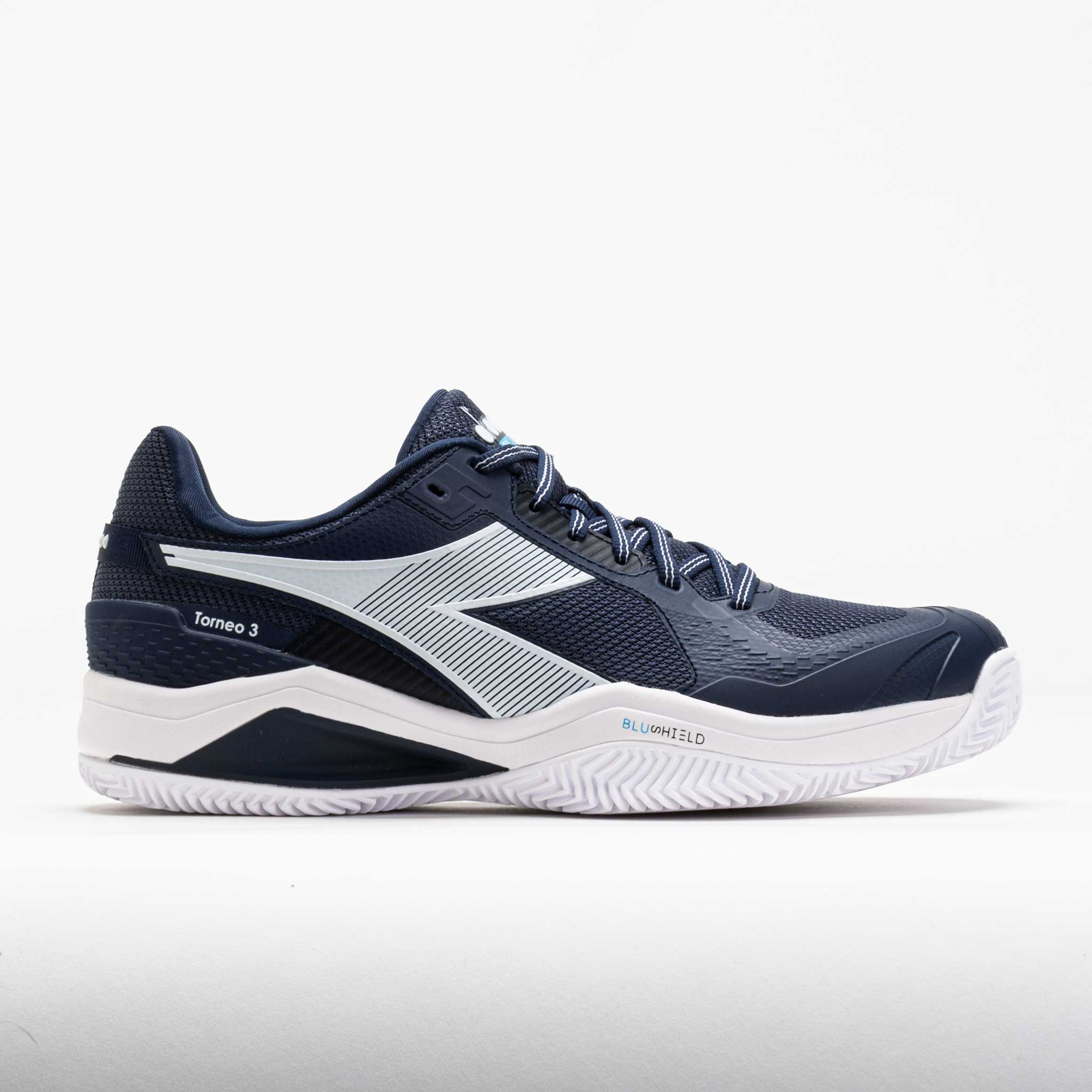 118328_3 Diadora Blushield Torneo 3 Clay Mens Blue Corsair/White - Image 1