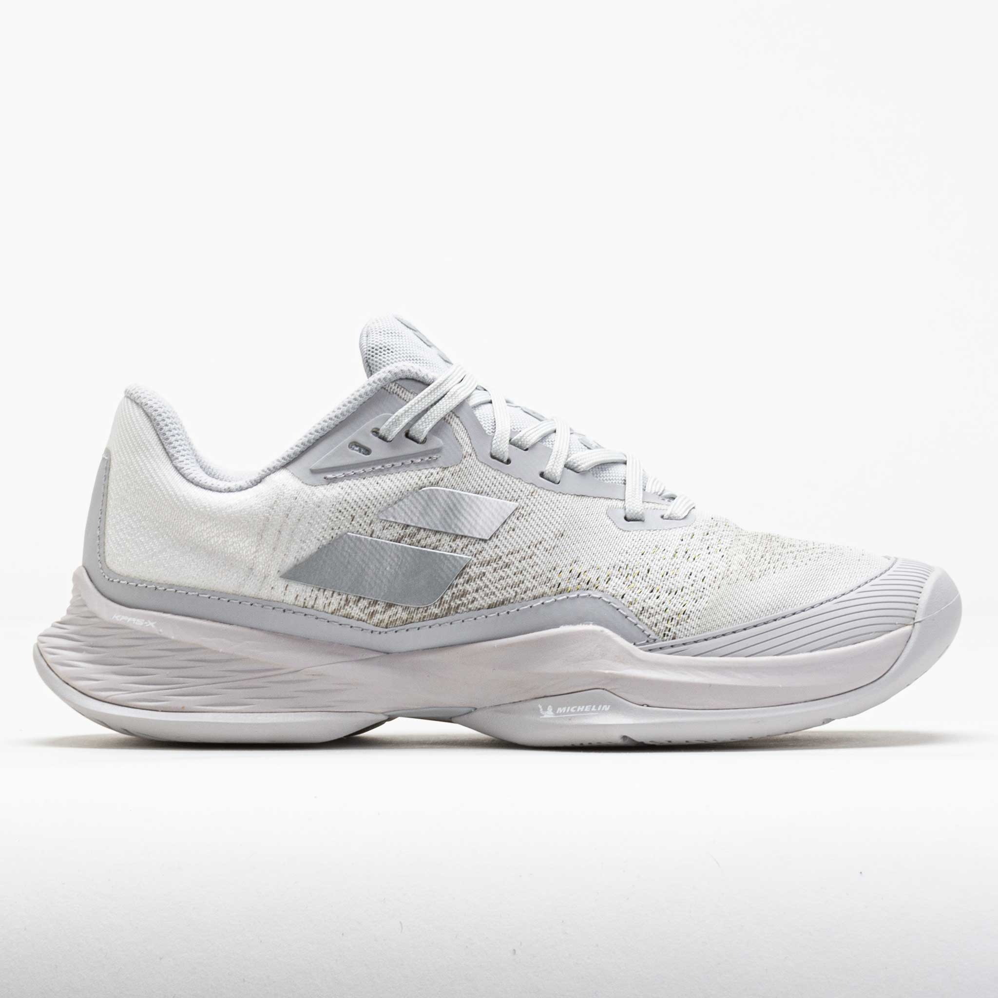 118581_3 Babolat Jet Mach 3 Womens White/Grey - Image 1