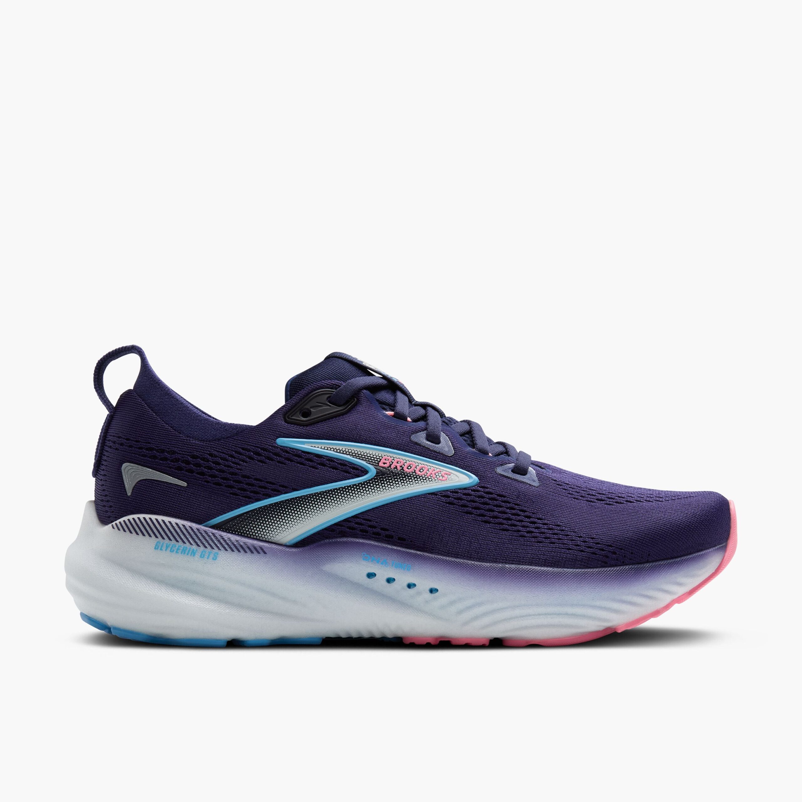 120435-429-l-glycerin-gts-22-womens-supportive-cushion-road-running-shoe Women's Glycerin GTS 22 WIDE (429 - Blue Ribbon/Peacoat/Dianthus) - Image 1