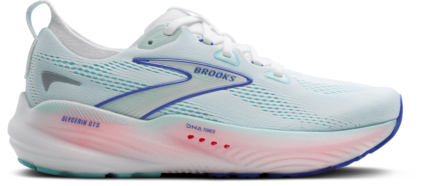 120435_110_L_Glycerin_GTS_22 Women's Glycerin GTS 22 WIDE (110 - White/Limpet Shell/Amparo Blue) - Image 1
