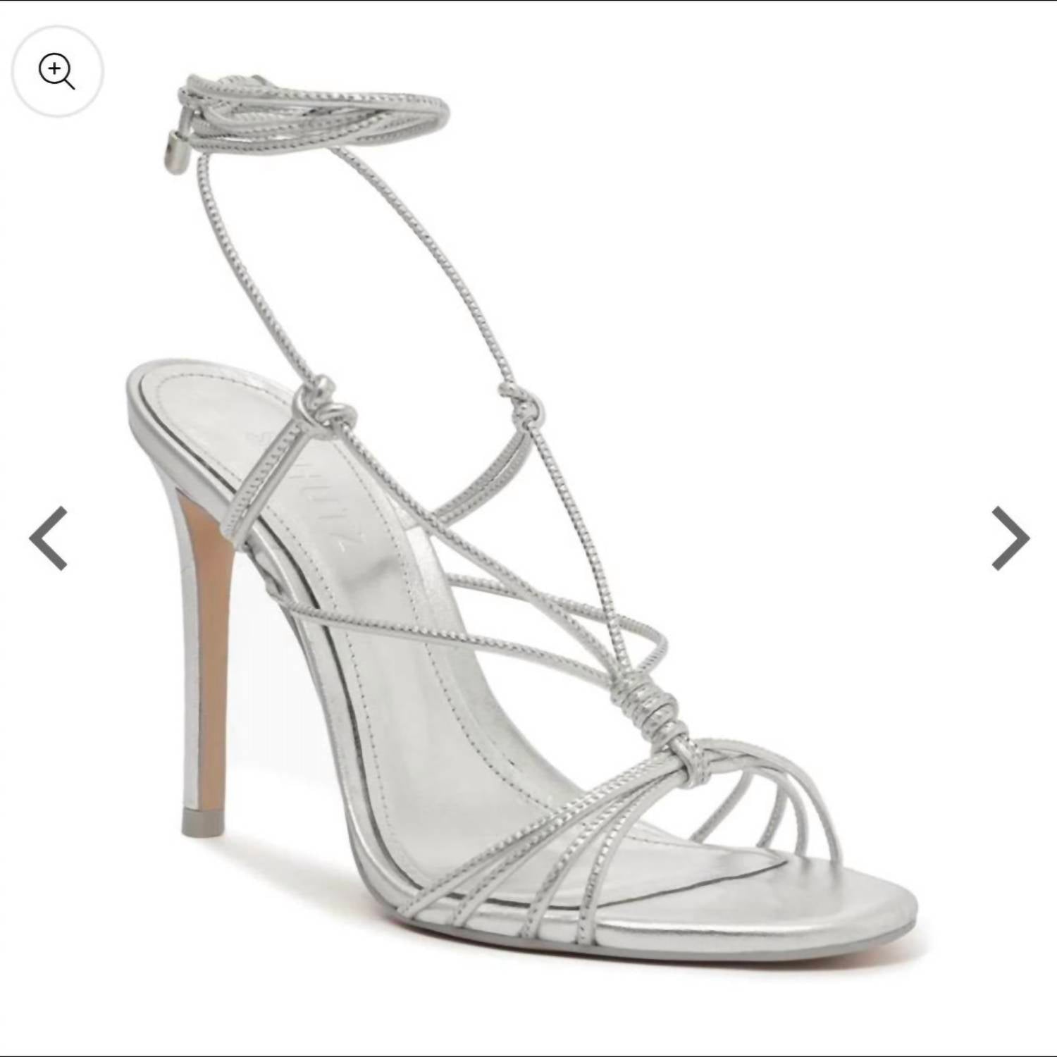 132e9718-f16b-4117-8a2d-79d97b038ca8-upscale_15k-1500x1500-70 Schutz - Women's Azealia Metallic Leather Wrap Sandal - Image 1
