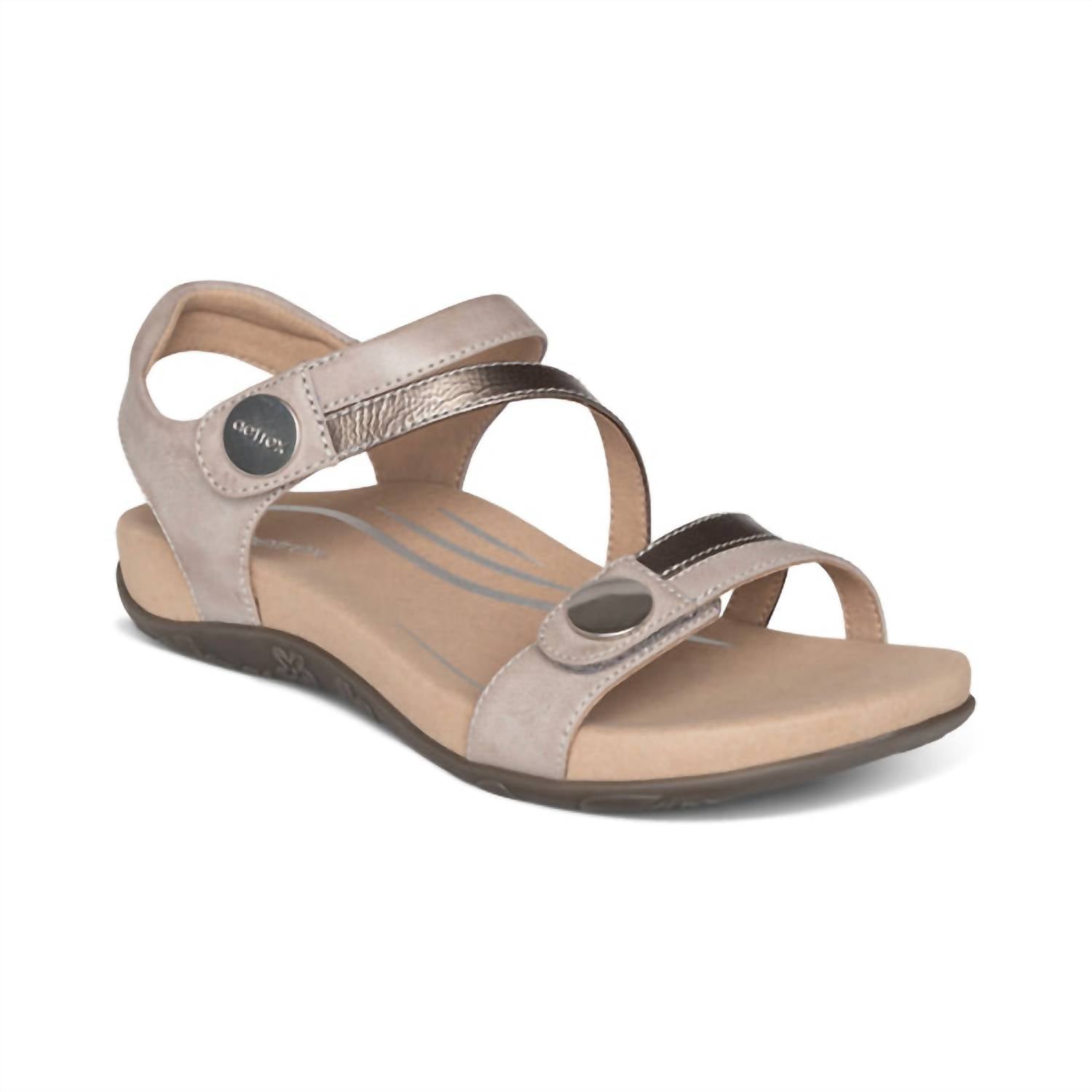 13612ac3-4ff4-4ffb-9bba-1bf7f87f0921-upscale_15k-1500x1500-70 Aetrex - Women's Jess Adjustable Quarter Strap Sandal - Image 1