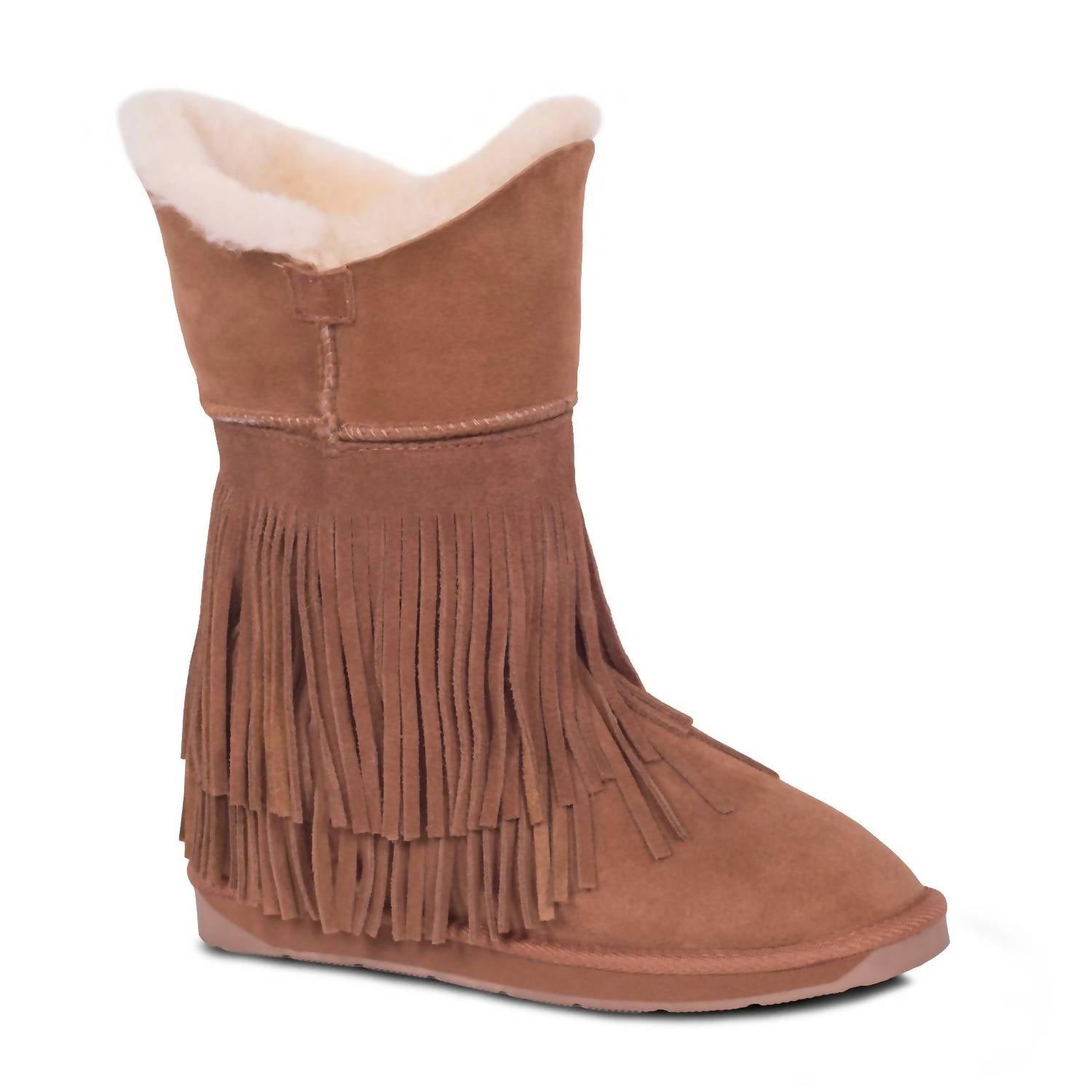 178b9965-bb71-4797-ab3f-f3488d251a00-upscale_15k-1500x1500-70 Rj'S Fuzzies - Women's Women's Classic Fringed Sheepskin Boot - Image 1