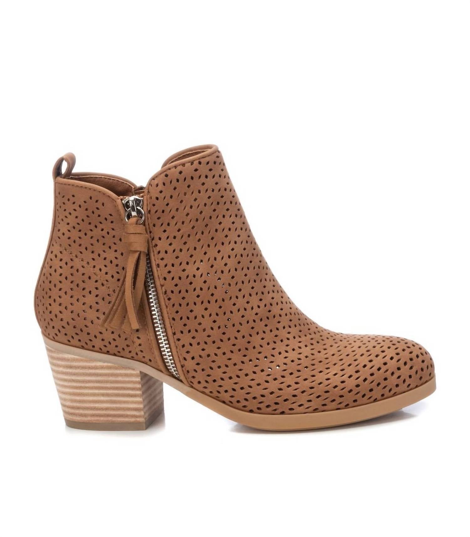 180a4999-2e5e-4b19-964e-496539af7328-upscale_15k-1500x1500-70 Xti - Women's Perforated Ankle Boots - Image 1