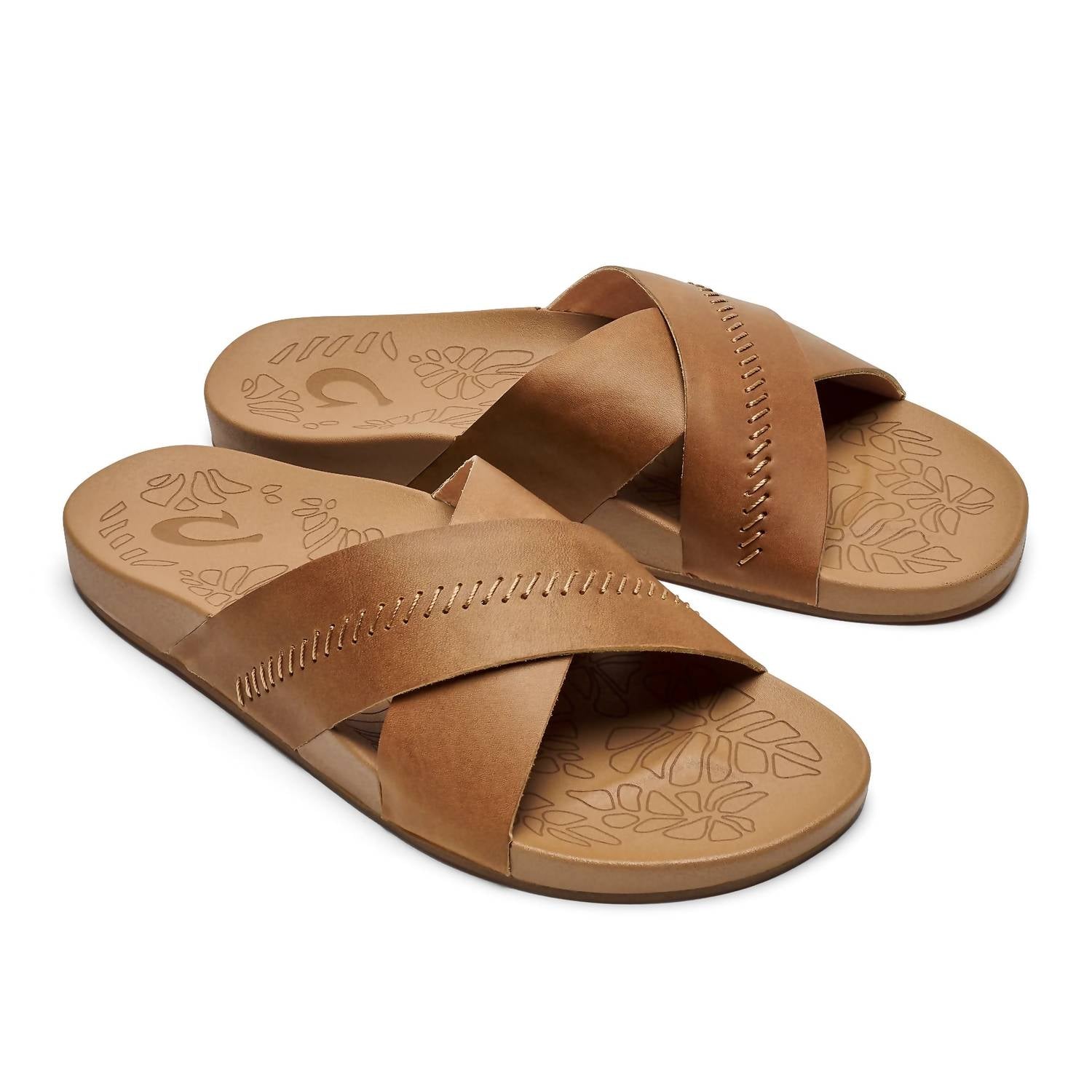18120ba6-bc54-4366-9791-46c96eca3547-upscale_15k-1500x1500-70 Olukai - Women's Kipe'a 'olu Leather Slide Sandal - Image 1