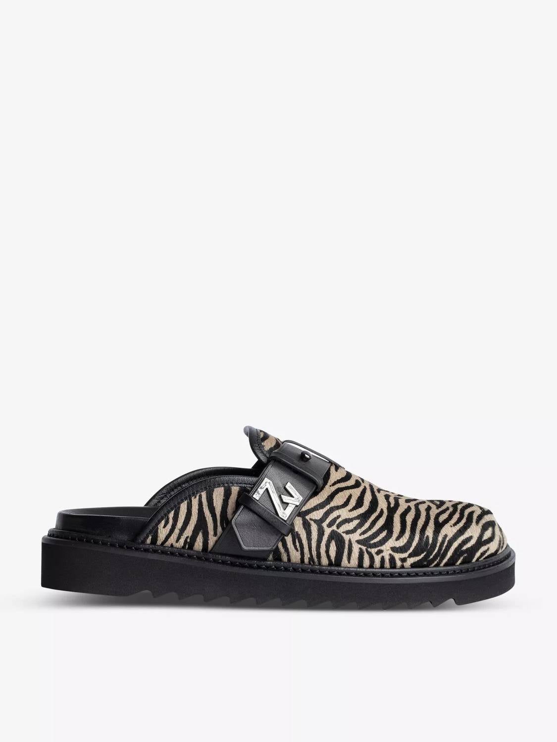 1982516c-3835-4b52-9076-670f571f73fc-upscale_15k-1500x1500-70 Zadig & Voltaire - WOMEN'S ALPHA ZEBRA-PRINT LEATHER MULES - Image 1