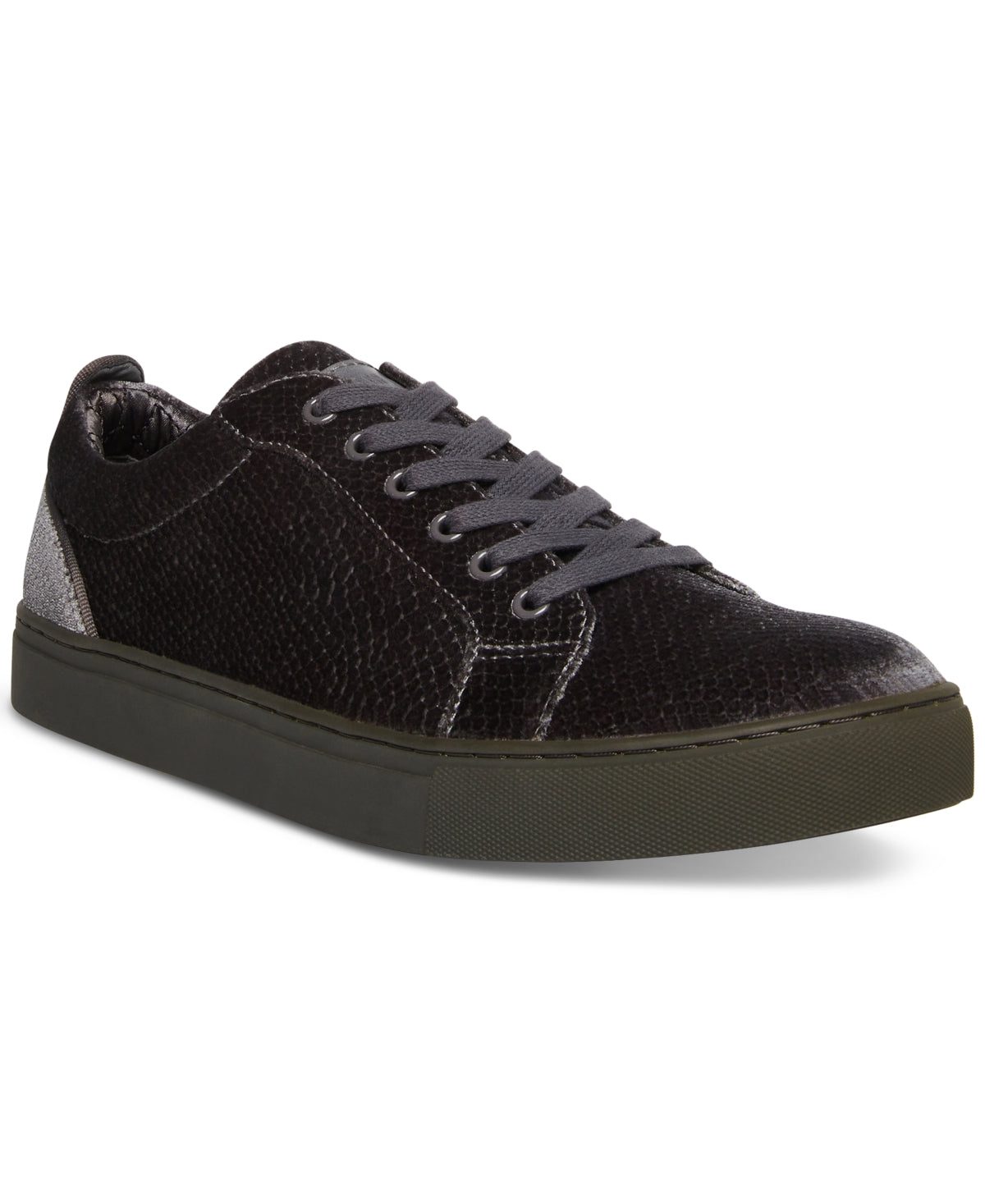 22866319_fpx Steve Madden Men's Yali Velvet Low Top Sneakers - Image 1