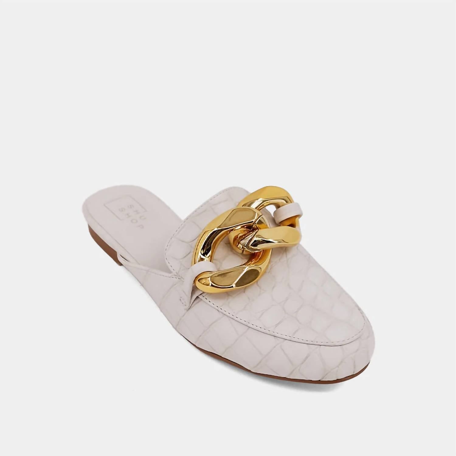 24ed308c-5023-4eb9-9a98-0c4f06b278ae-upscale_15k-1500x1500-70 Beast Fashion - Alexis Croc Flats - Image 1