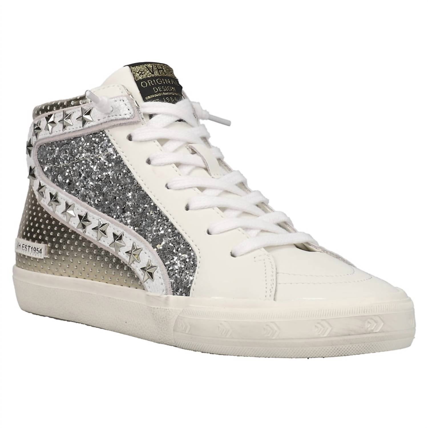 2fe7bf19-b6df-4010-afbf-2b5db09a5204-upscale_15k-1500x1500-70 Vintage Havana - Women's Bailey Glitter High Top Sneaker - Image 1