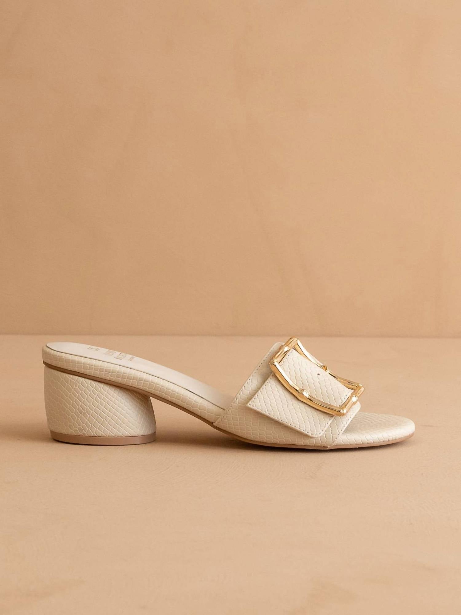 31fc25c7-633d-448e-b621-4f4d9c266a12-upscale_15k-1500x1500-70 Oasis Society - Tucson Low Heel Sandal With Bamboo Buckle - Image 1