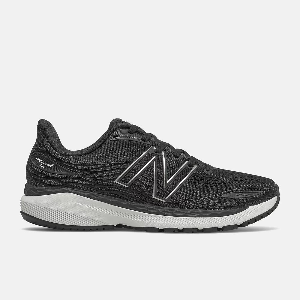 34438-BLACKWHITE-l Women's New Balance 860v12 - Image 1