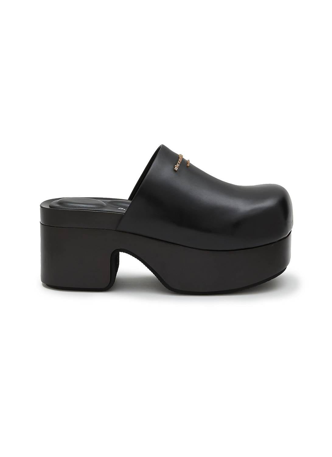 3456ebaa-8686-420d-81ad-1fdb7631d46b-upscale_15k-1500x1500-70 Alexander Wang - Women's Zoe 85 Mm Leather Platform Clog - Image 1