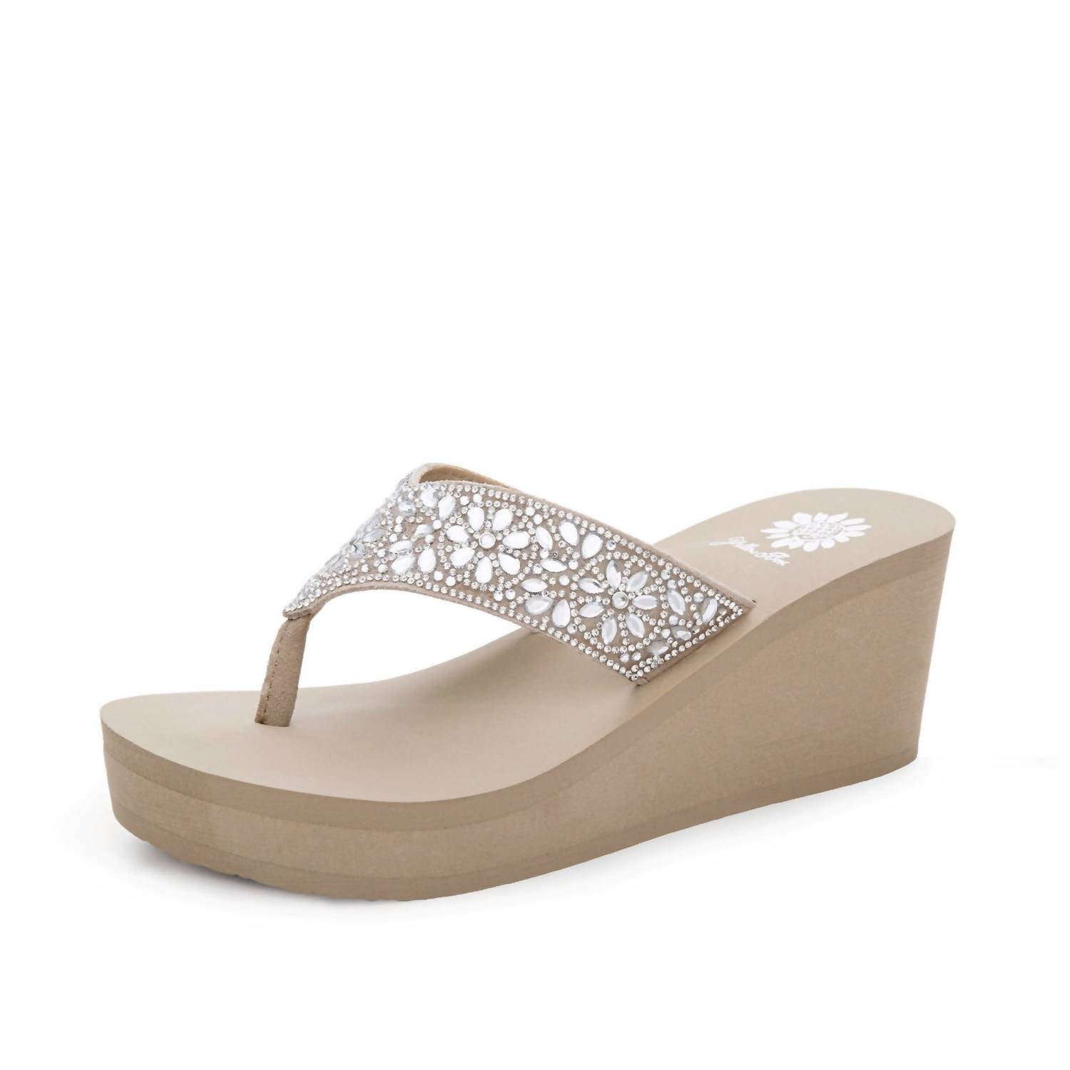 34cfbadf-3119-4dfa-ad22-3a849c73ab2d-upscale_15k-1500x1500-70 Yellowbox - Women's Enola Wedge Flip Flop Sandal - Image 1