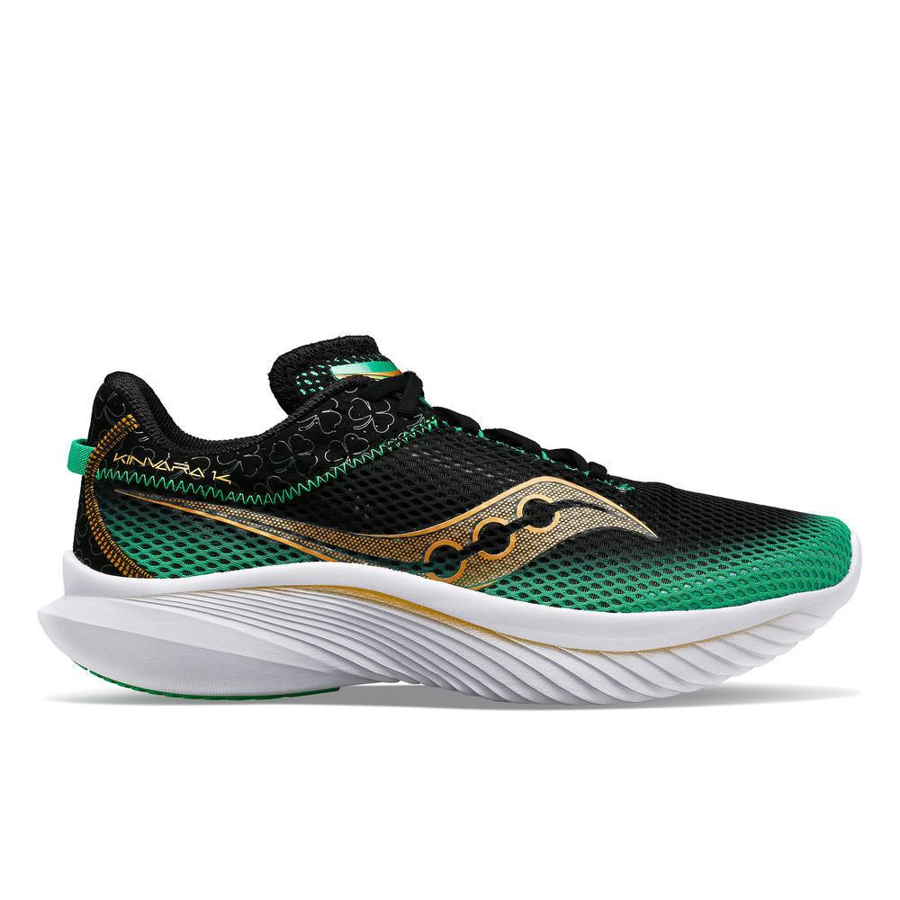 37239-BLACKGREEN-l Men's Saucony Kinvara 14 - Image 1