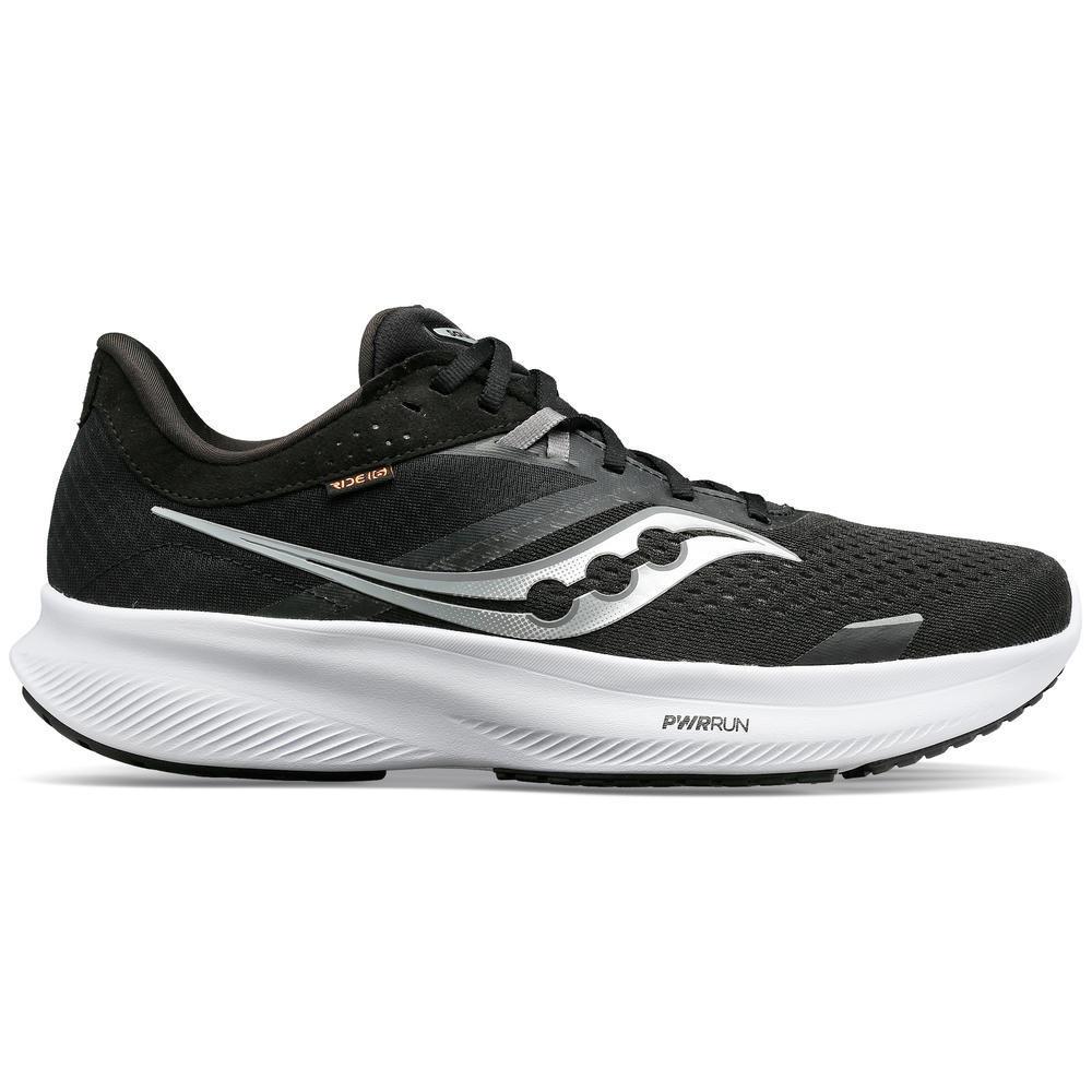 37287-BLACKWHITE-l Men's Saucony Ride 16 - Image 1