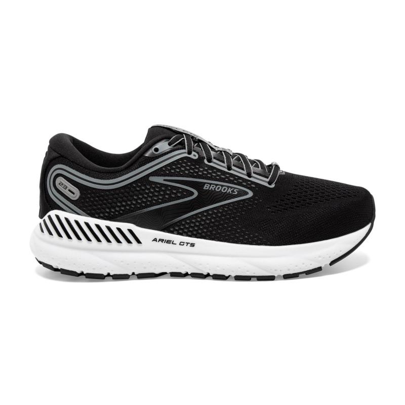 38130-BLACKGREYWHITE-l Women's Brooks Ariel GTS 23 (Wide) - Image 1