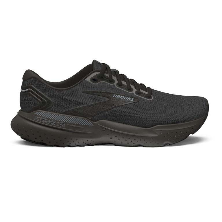 38361-BLACKBLACKEBONY-l Men's Brooks Glycerin GTS 21 - Image 1