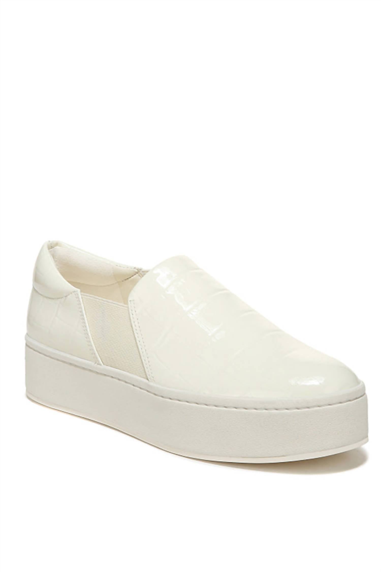 3899d788-cb0f-4586-b039-7e99fa4aed09-upscale_15k-1500x1500-70 Vince - Women's Warren Croc Stamped Sneaker - Image 1