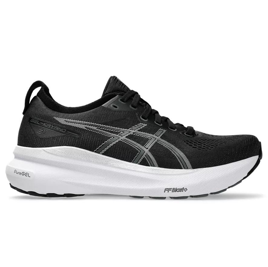 39105-BLACKPURE_SILVER-l Women's ASICS Kayano 31 - Image 1