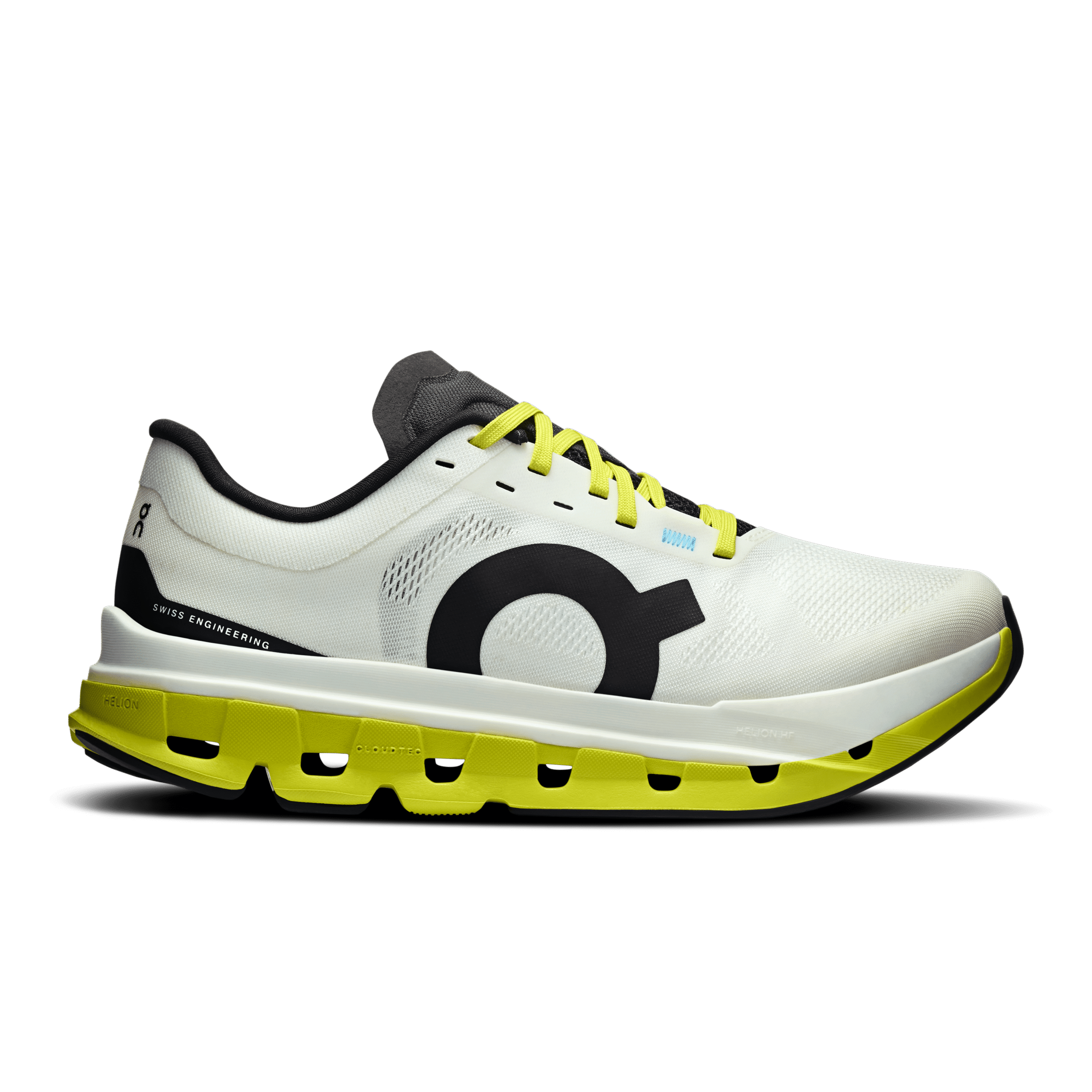 3WF10092929-cloudflow_5-ss25-white_lime-w-d Women's Cloudflow 5 (White/Lime) - Image 1