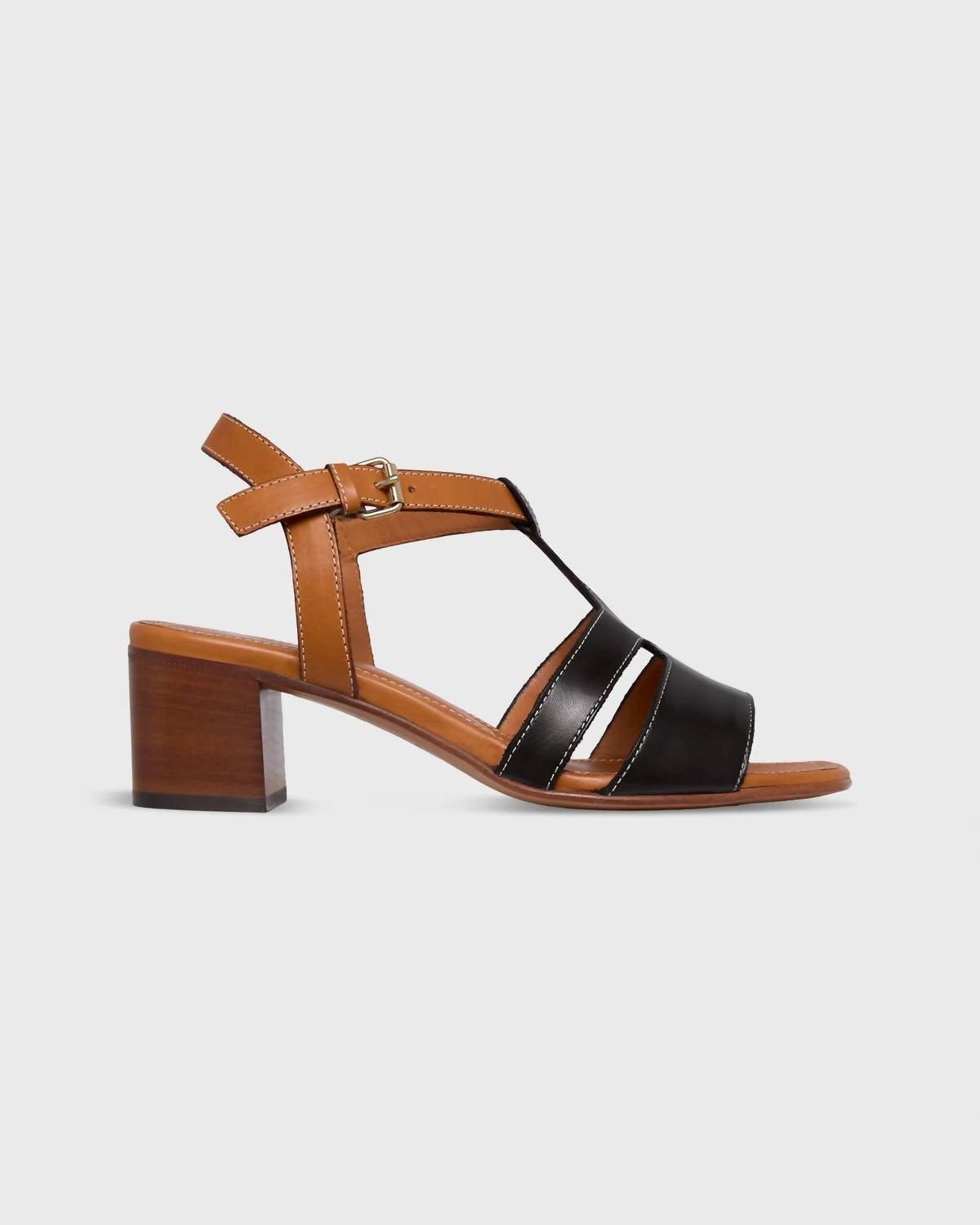 3a508a72-9ed2-4b44-af04-25682f6f365d-upscale_15k-1500x1500-70 Ann Mashburn - Women's Square Toe T-strap Heel - Image 1