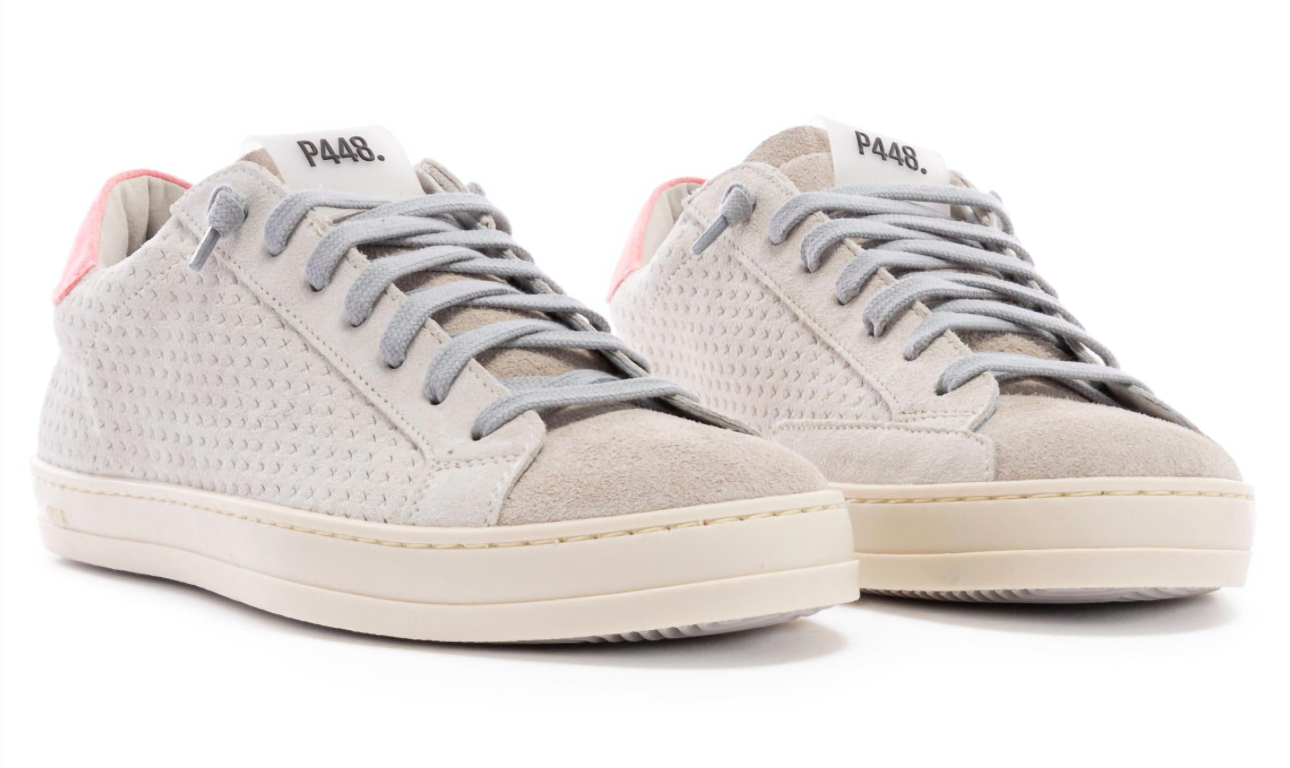 4183f58b-3992-4815-8c81-2753c2634323-upscale_15k-1500x1500-1 P448 - Women's John Beige Coral Sneaker - Image 1