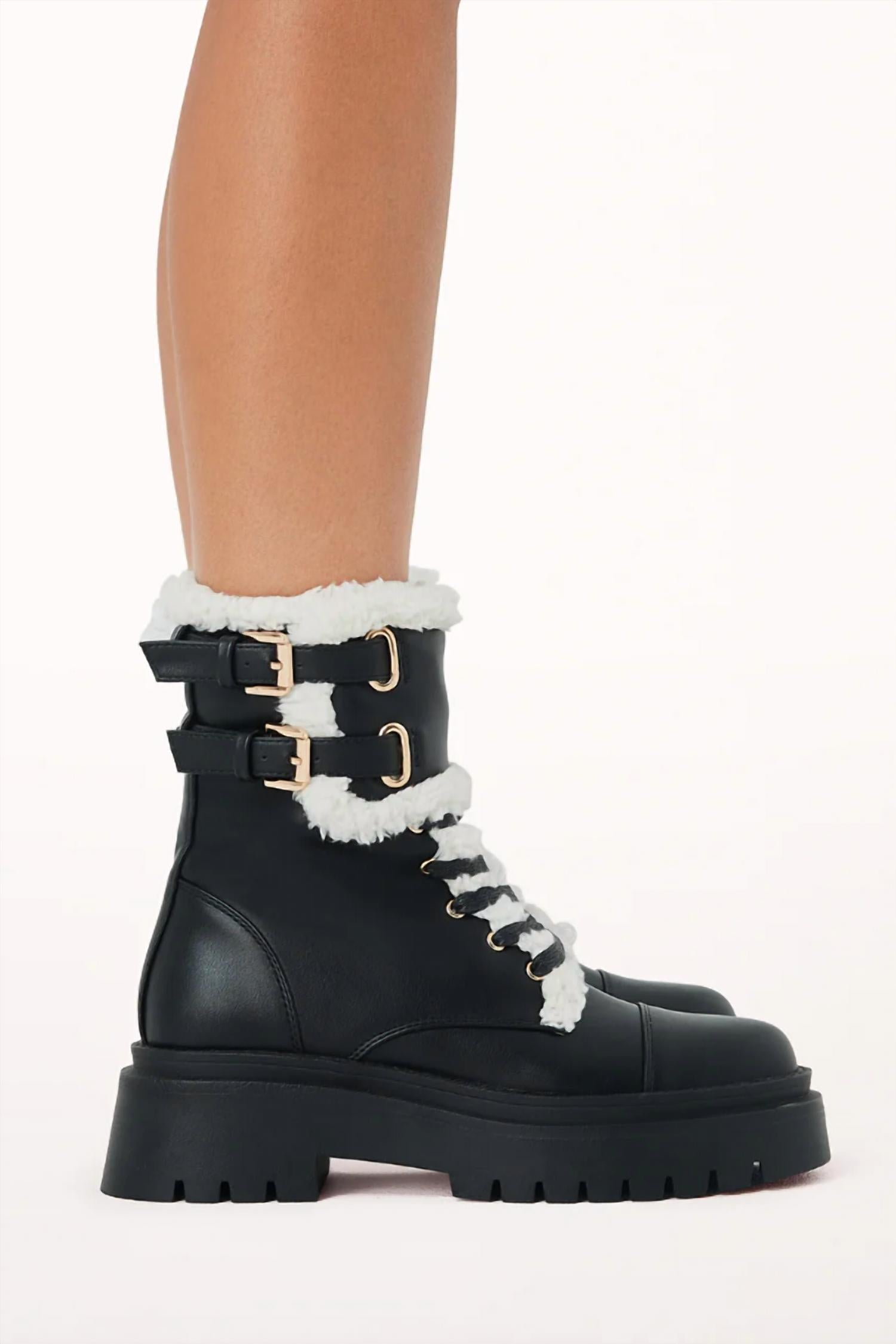 46ee68eb-f71d-4977-b954-05fc6d36654d-upscale_15k-1500x1500-1 Billini - Women's Ferrel Sherpa Combat Boot - Image 1