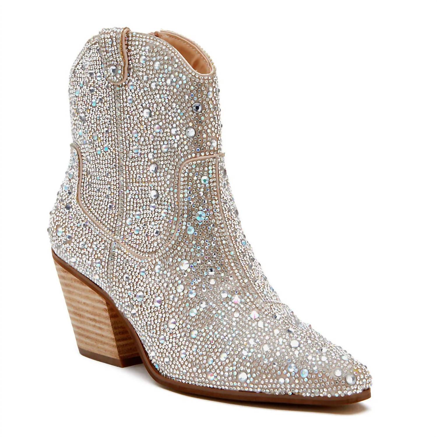 4a196ebd-e7ef-4645-b736-37168becad0d-upscale_15k-1500x1500-70 Matisse - Women's Harlow Rhinestone Western Ankle Boots - Image 1