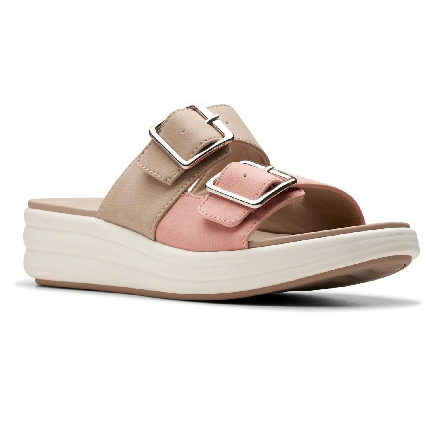4be53ea6-9027-4082-9a68-fe7d100b062e-upscale_15k-1500x1500-70 Clarks - Women's Drift Buckle Slide Sandal - Image 1