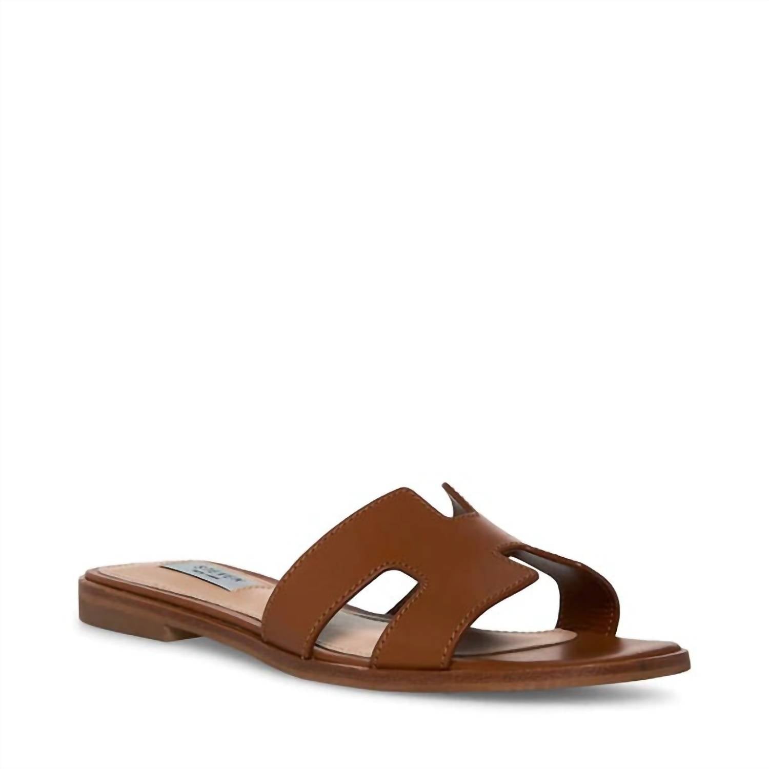 5057ab80-92d6-4e1a-b7f6-e99a5f4e52ac-upscale_15k-1500x1500-70 Steve Madden - Women's Haydn Leather Sandal - Image 1