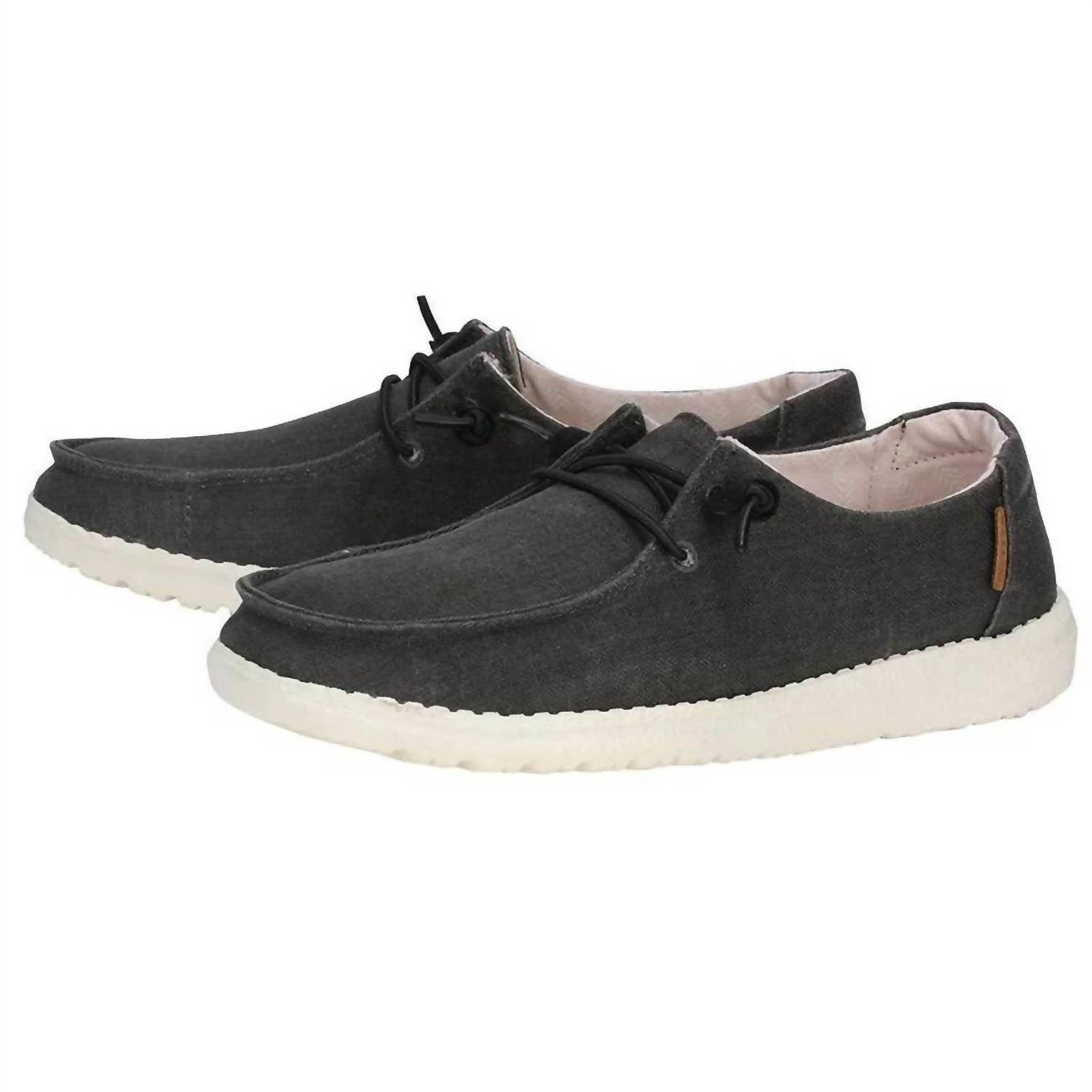55ebd53f-3c2d-4a0c-bae4-c63e88ee4884-upscale_15k-1500x1500-70 Hey Dude - Women's Wendy Chambray Shoes - Image 1
