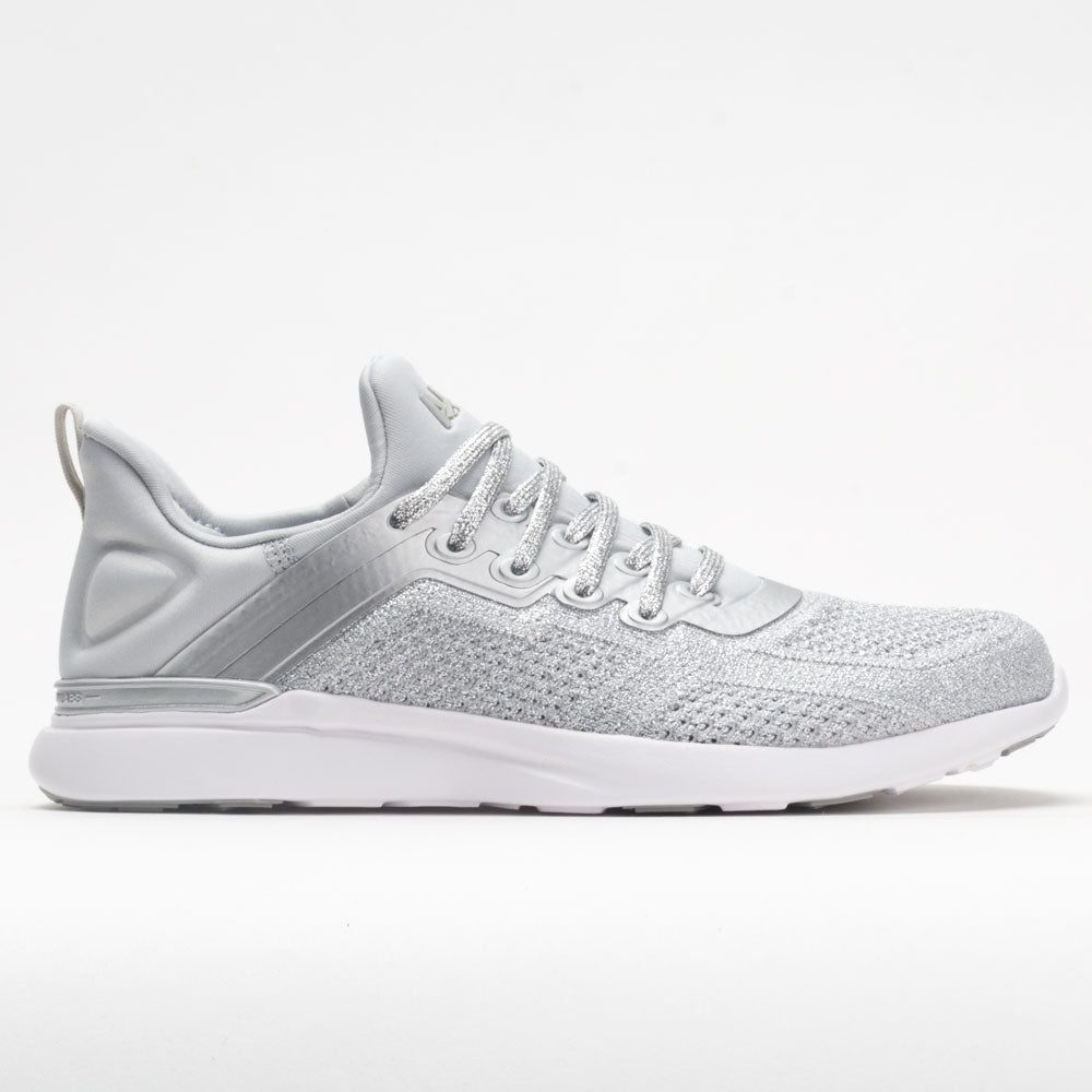 561810_3 APL TechLoom Tracer Womens Metallic Silver/White - Image 1