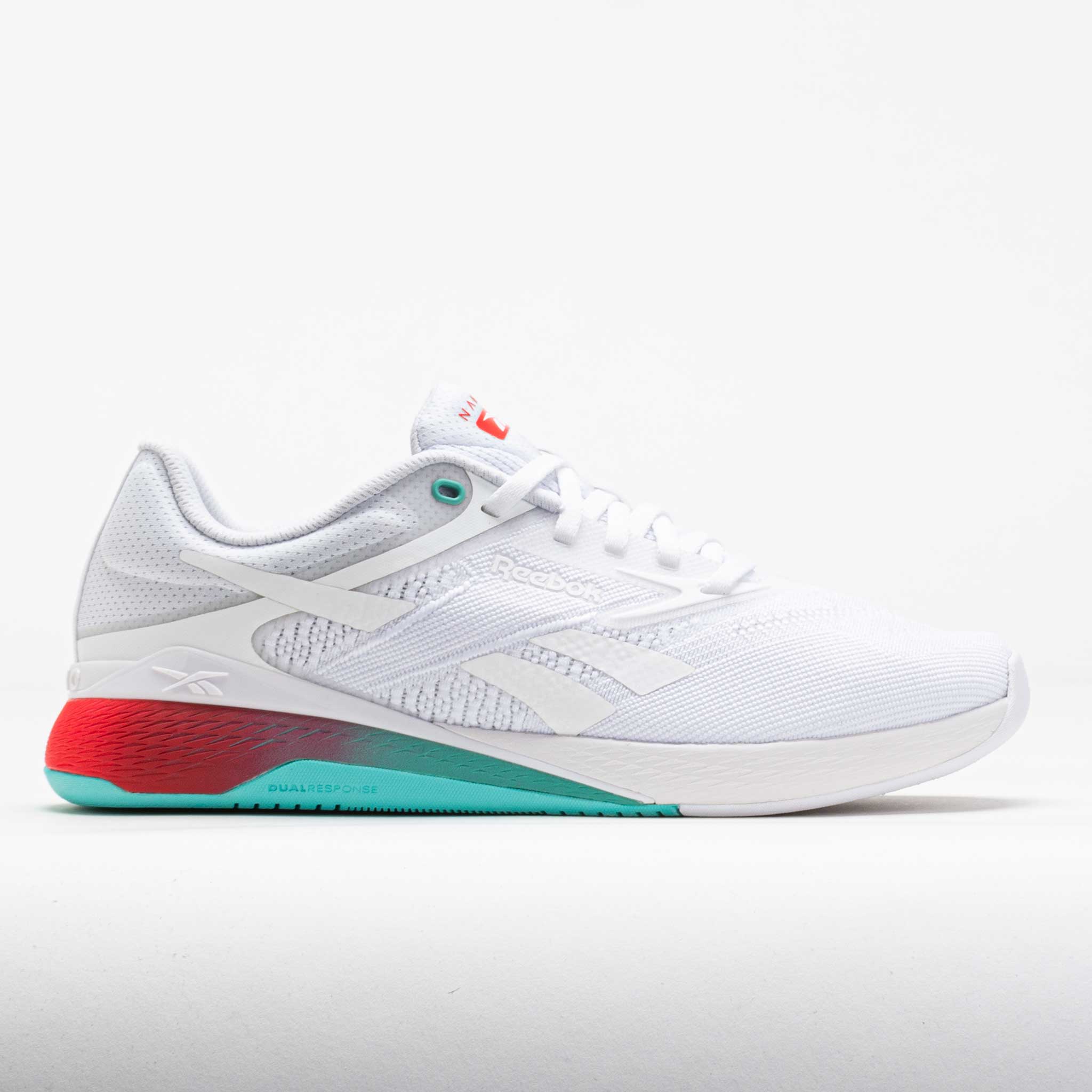 561996_3 Reebok Nano X5 Womens White/AI Aqua/Energy Red - Image 1