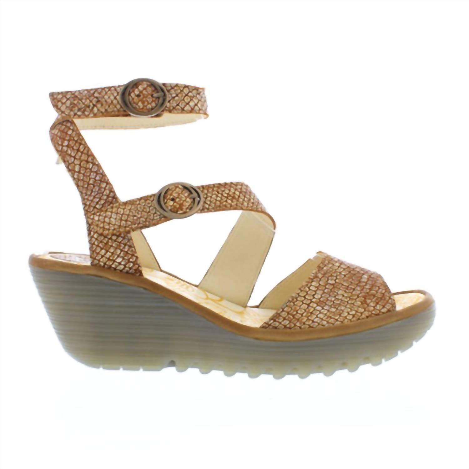 56c93677-c86c-4eb3-8f26-426fc0acc20c-upscale_15k-1500x1500-70 Fly London - Women's Yisk Wedge Sandal - Image 1