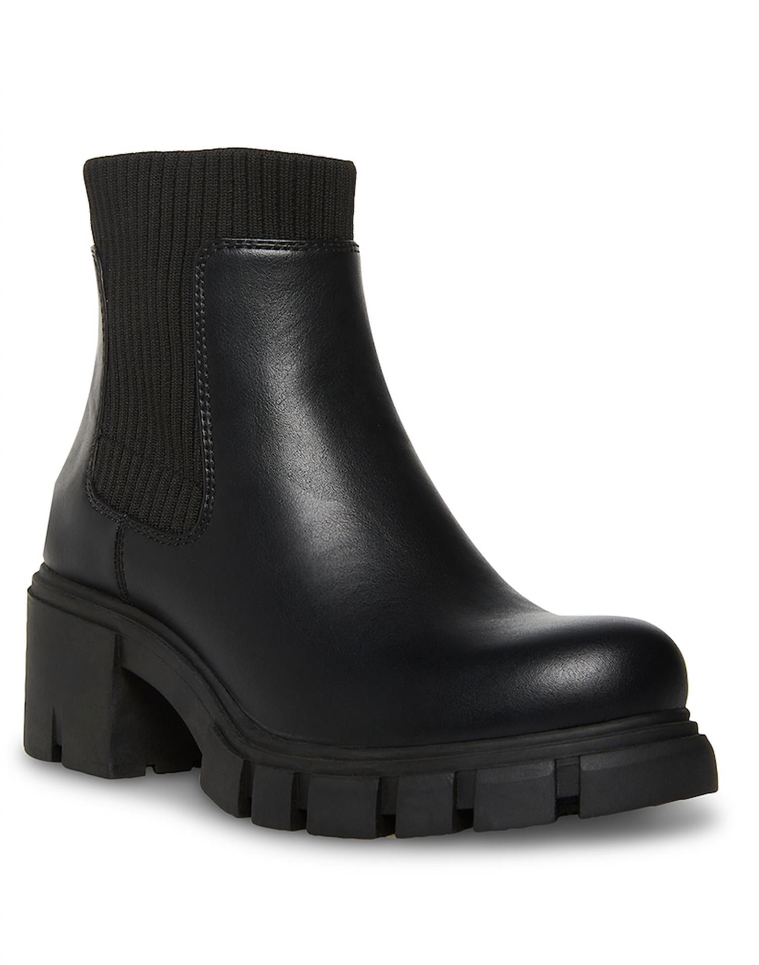 5738b48b-ab52-41f8-878c-a458b688389b-upscale_15k-1500x1500-1 Steve Madden - Women's Ribbed Sock Like Ankle Boot - Image 1
