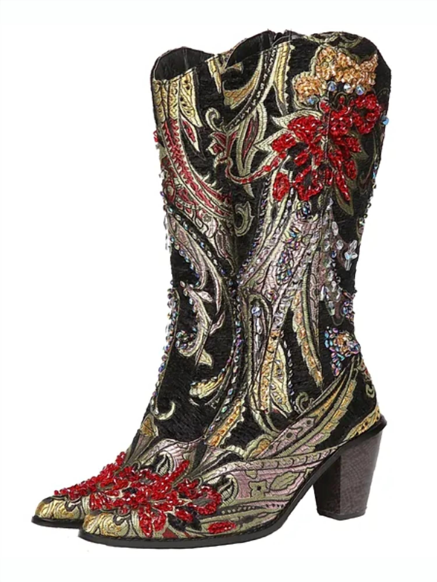 5b4fa8e8-e29b-4ae0-aadf-fc2dbcea41de-upscale_15k-1500x1500-1 Helen'S Heart - Women's Crystal Boots - Image 1