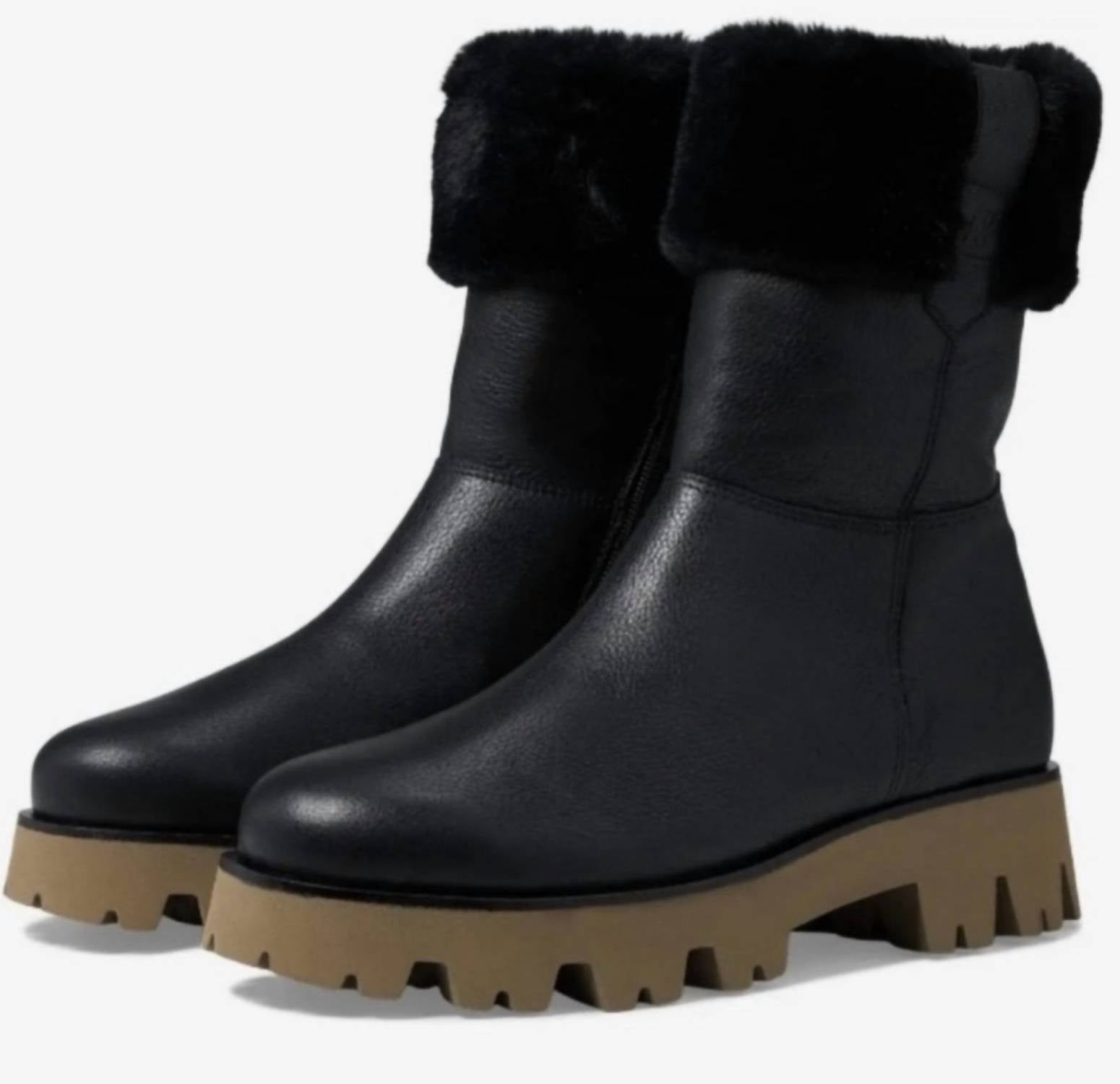 5e4595d0-a72b-4fcb-a4c5-7a488b106f14-upscale_15k-1500x1500-70 Paul Green - Women's Paris Fluff Boot Lug Sole - Image 1