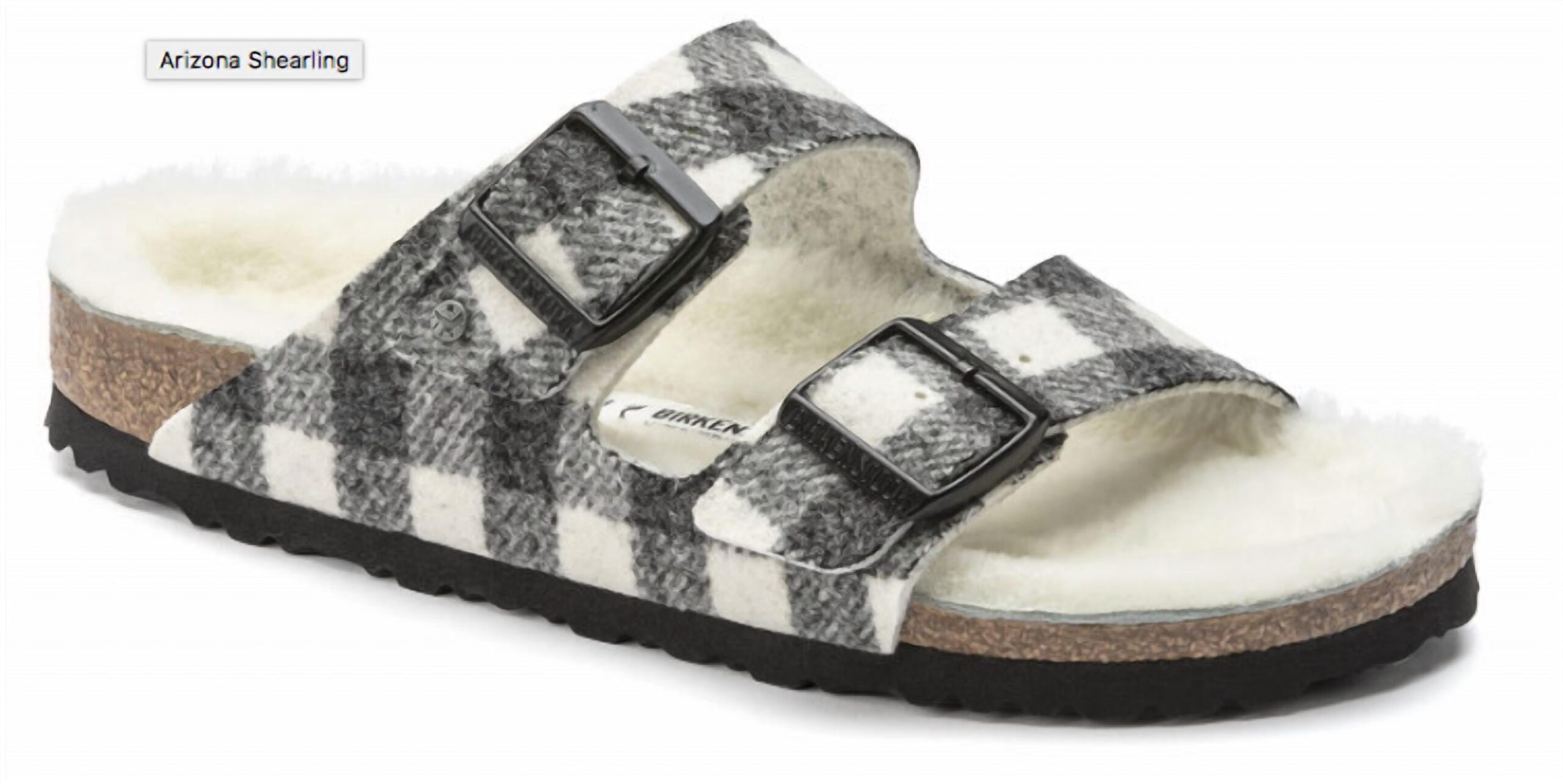 5f53c3a0-673c-485e-8723-74dc932c380a-upscale_15k-1500x1500-1 Birkenstock - Women's Arizona Wool Shearling Sandal - Image 1