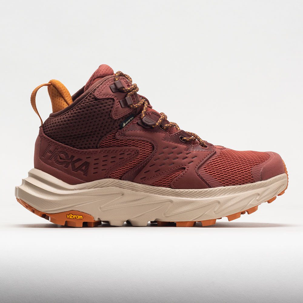 631443_3 HOKA Anacapa 2 Mid GTX Womens Hot Sauce/Shifting Sand - Image 1