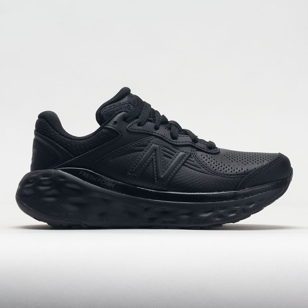 631462_3 New Balance Fresh Foam X 840v1 Leather Womens Black/Black/Blacktop - Image 1