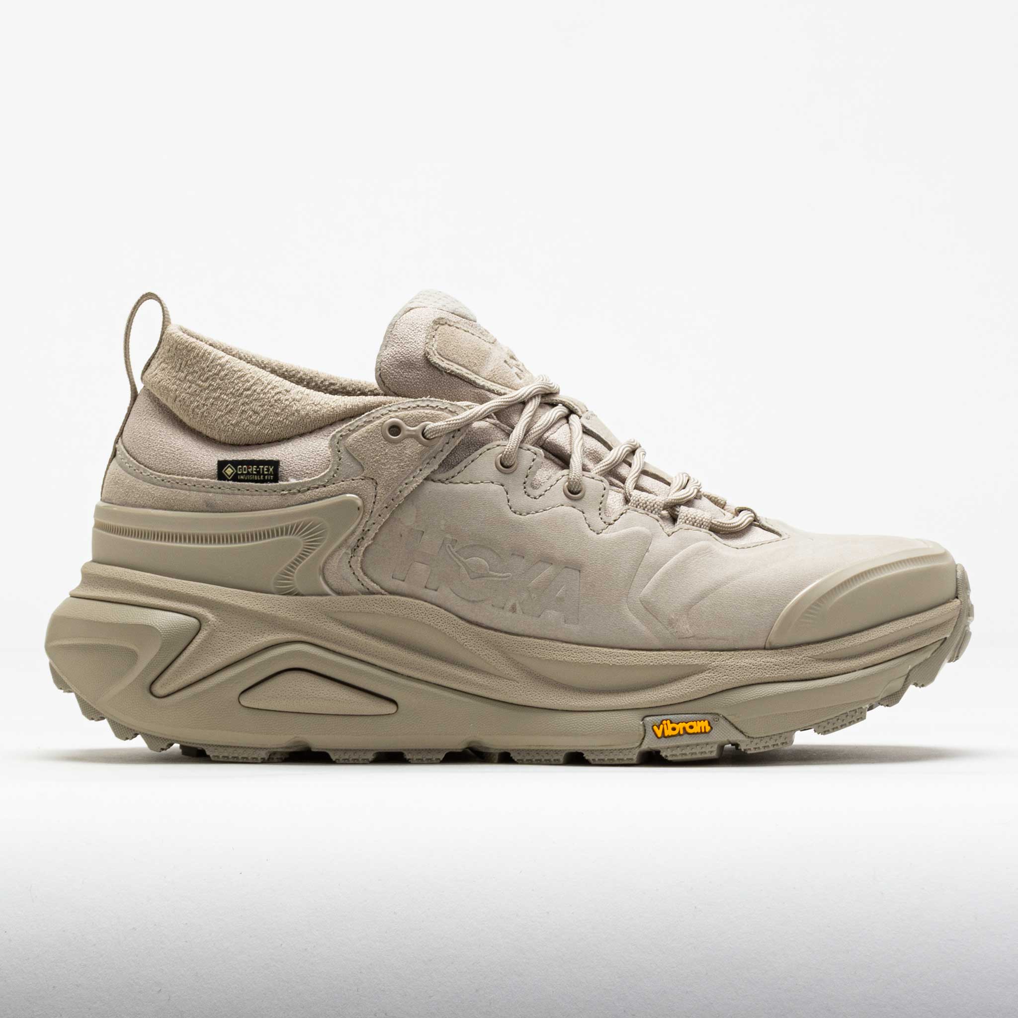 631618_3 HOKA Kaha 3 Low GTX Womens Raw Linen/Oat Milk - Image 1