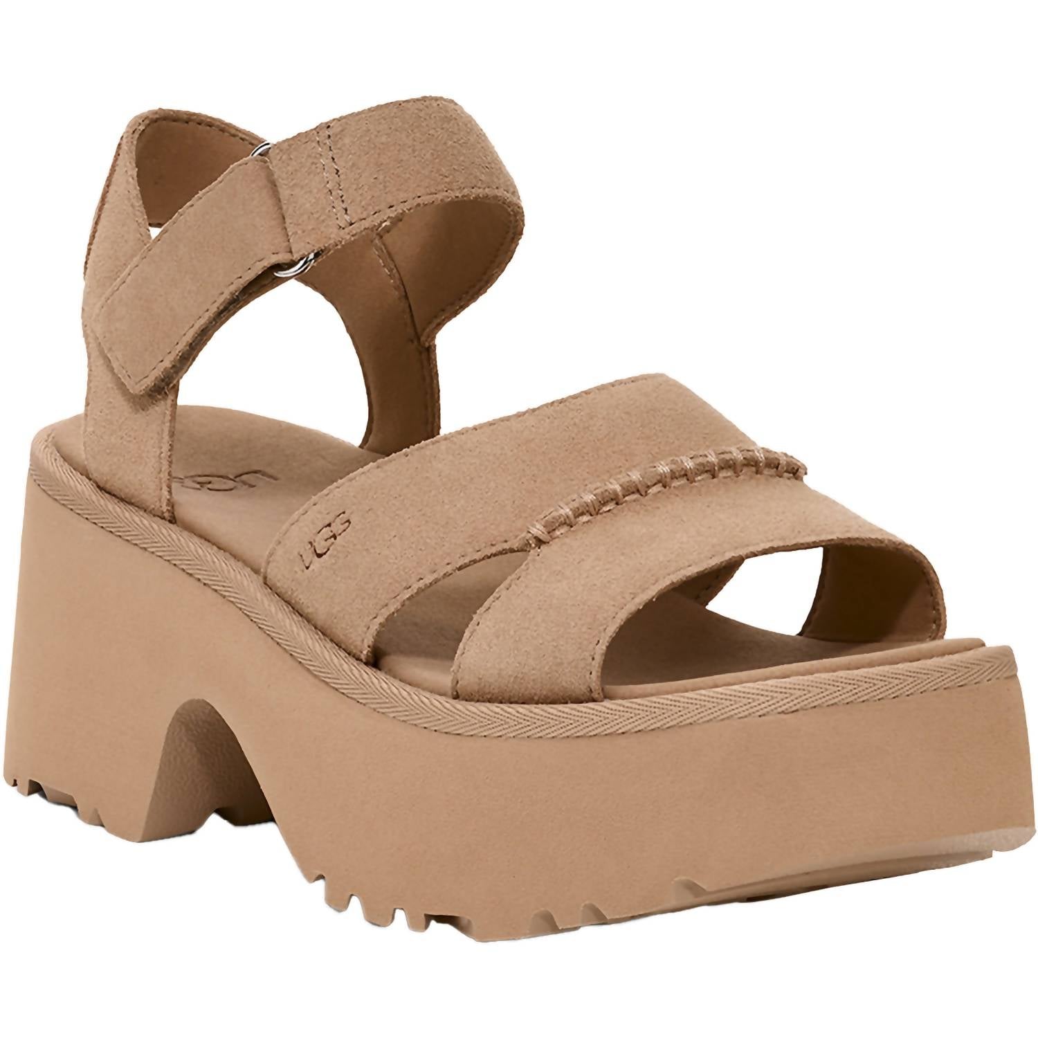 6b721022-0862-48d2-a617-54b87cc26fec-upscale_15k-1500x1500-70 Ugg - Women's New Heights Ankle Strap Sandals - Image 1